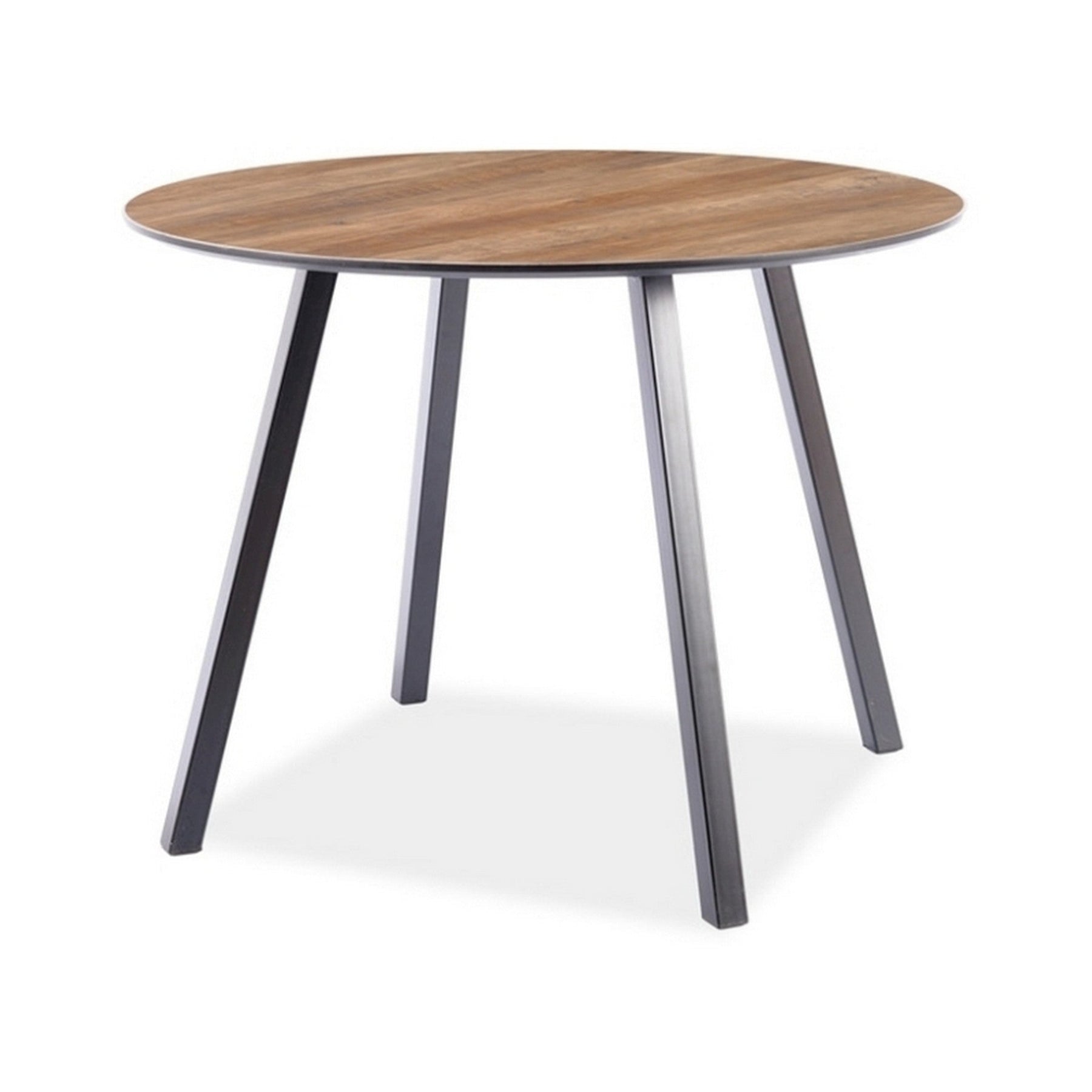 Masa OAKLAND, nuc/negru, 100 cm
