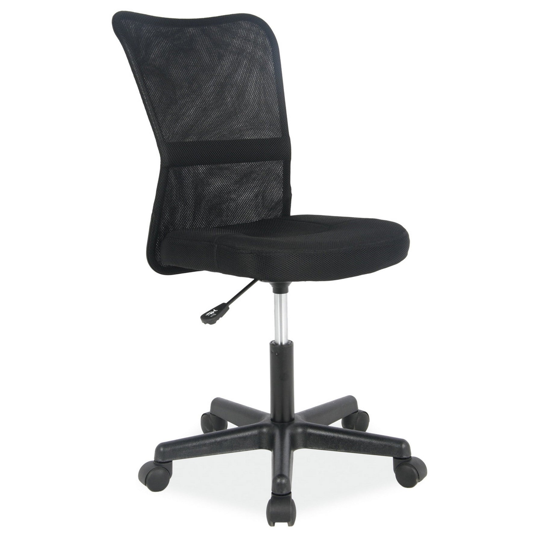Scaun ergonomic de birou copii negru Q-121, 41X41X74/86