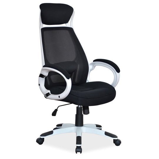 Scaun ergonomic cu tetiera Q-409, inaltime reglabila, 63X51X117/127