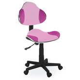 Scaun birou copii roz inchis-roz deschis Q-G2, 48X41X84/95