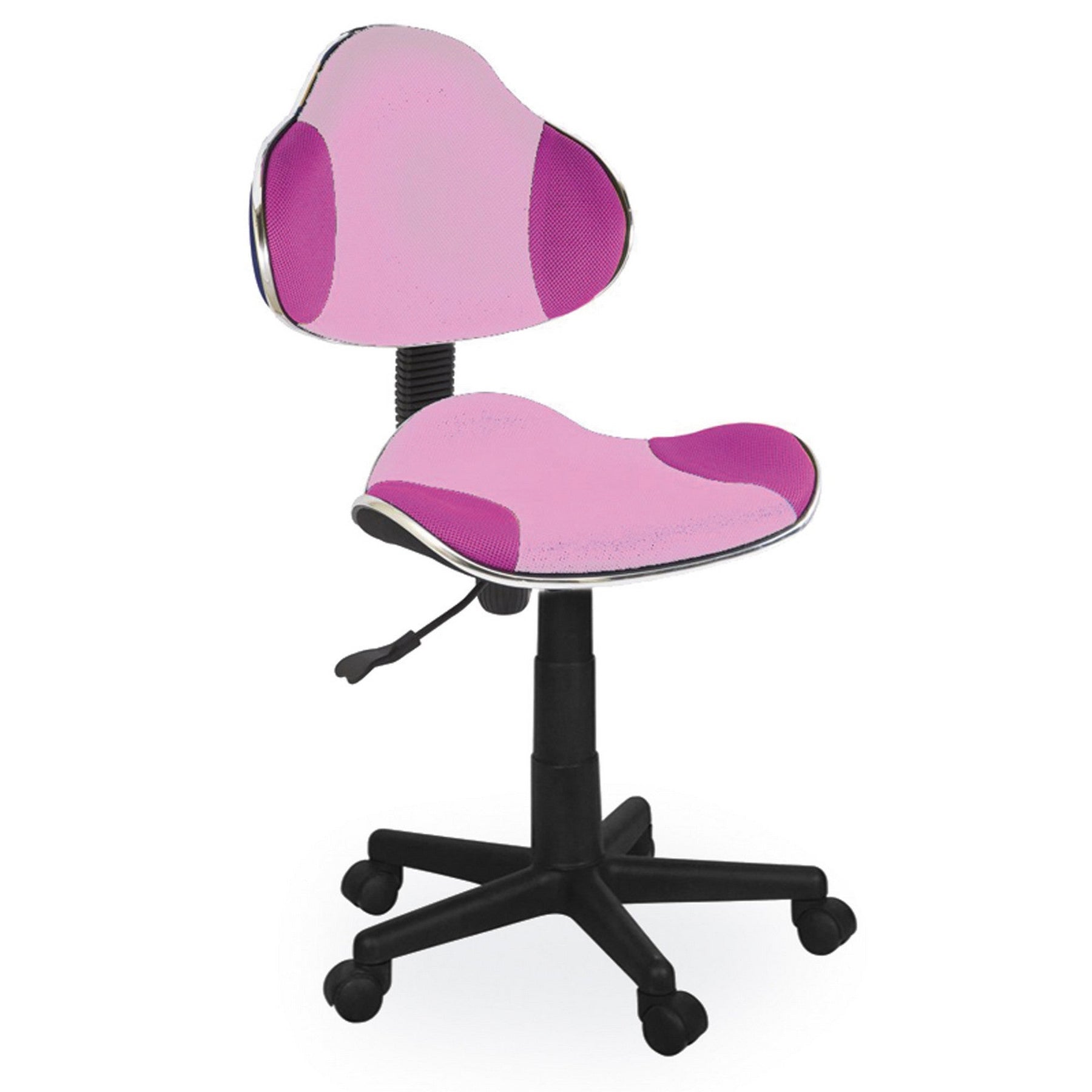 Scaun birou copii roz inchis-roz deschis Q-G2, 48X41X84/95