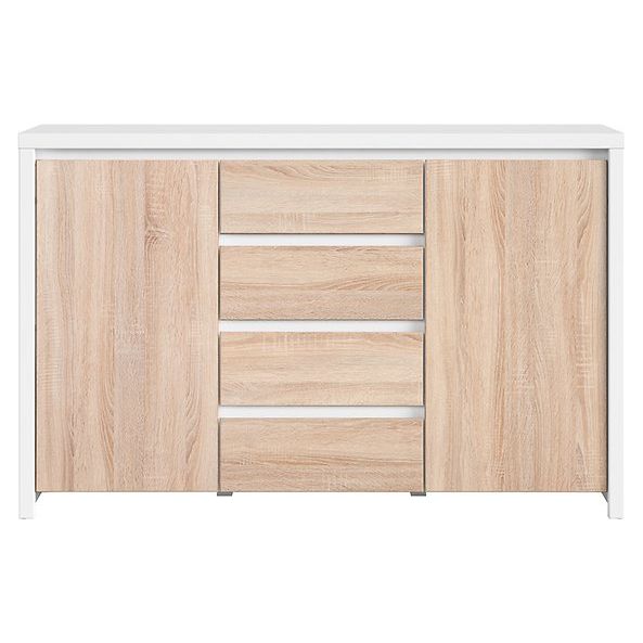 Comoda alba sertare Kaspian, 143.5X40.5X92 CM