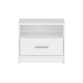 Noptiera culoare alba Nepo Plus, 49.5X34X42.5 cm