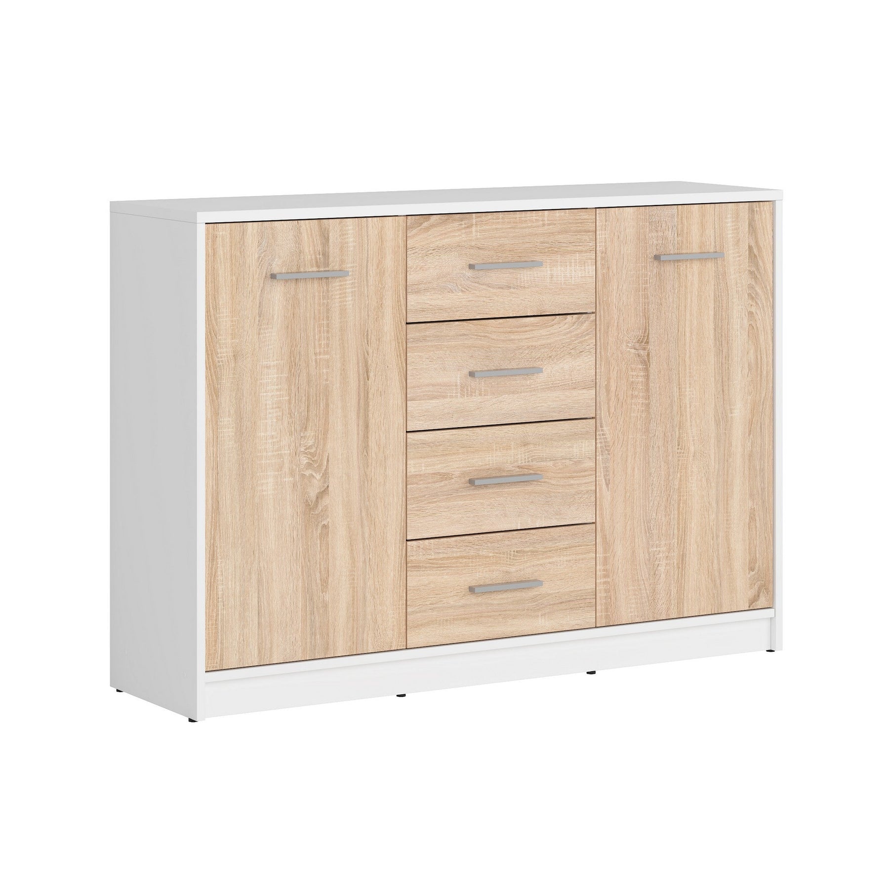 Comode cu sertare si usi NEPO PLUS, 118,5X34X84 CM