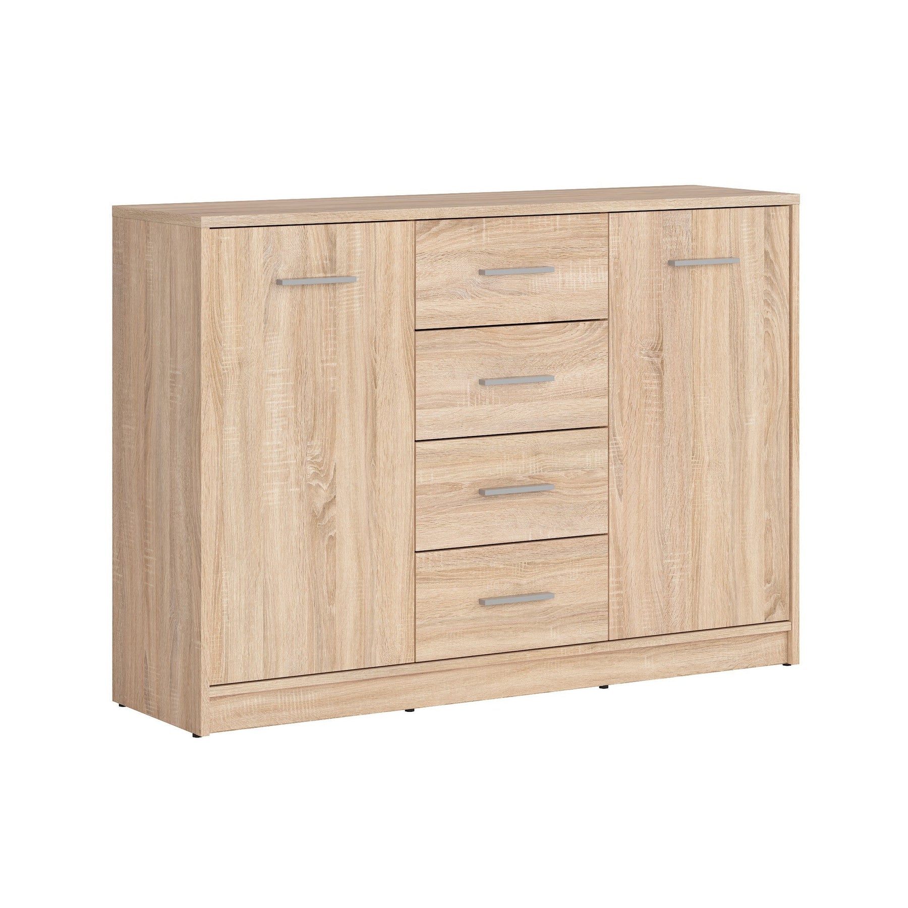 Comoda sonoma NEPO PLUS, 118,5X34X84 CM