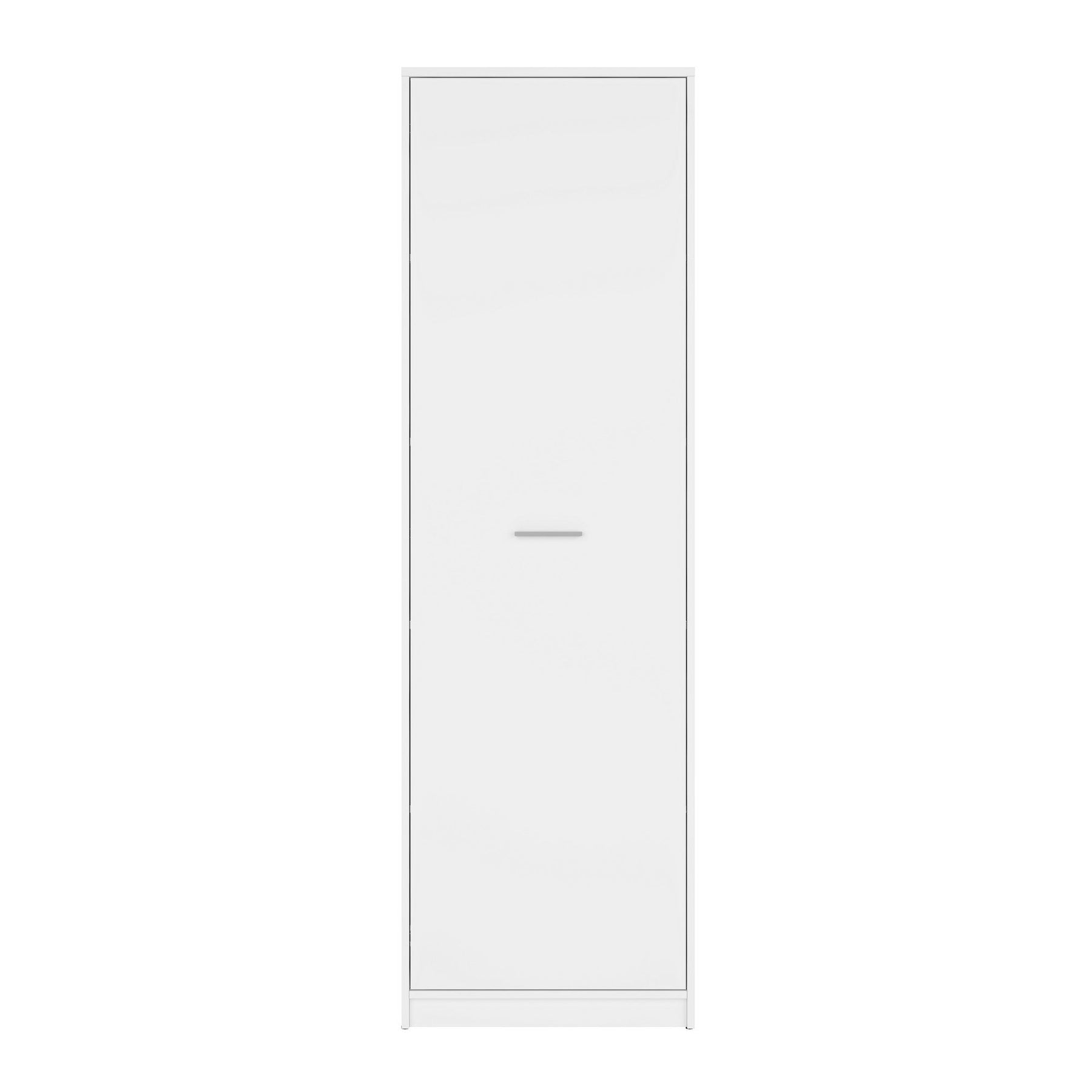 Dulap haine cu o usa alb Nepo Plus, 60X34X197 cm
