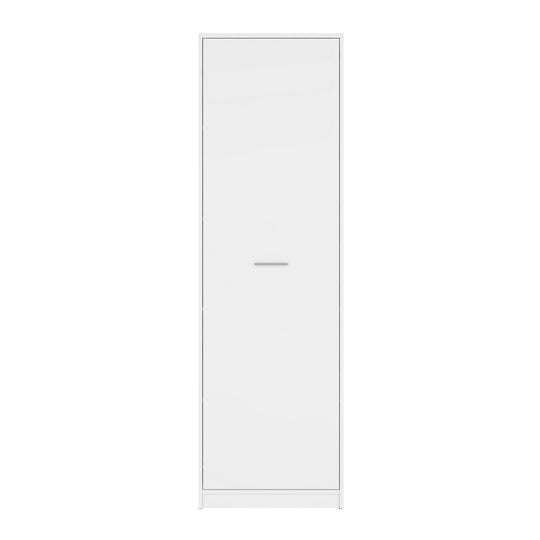 Dulap haine cu o usa alb Nepo Plus, 60X34X197 cm