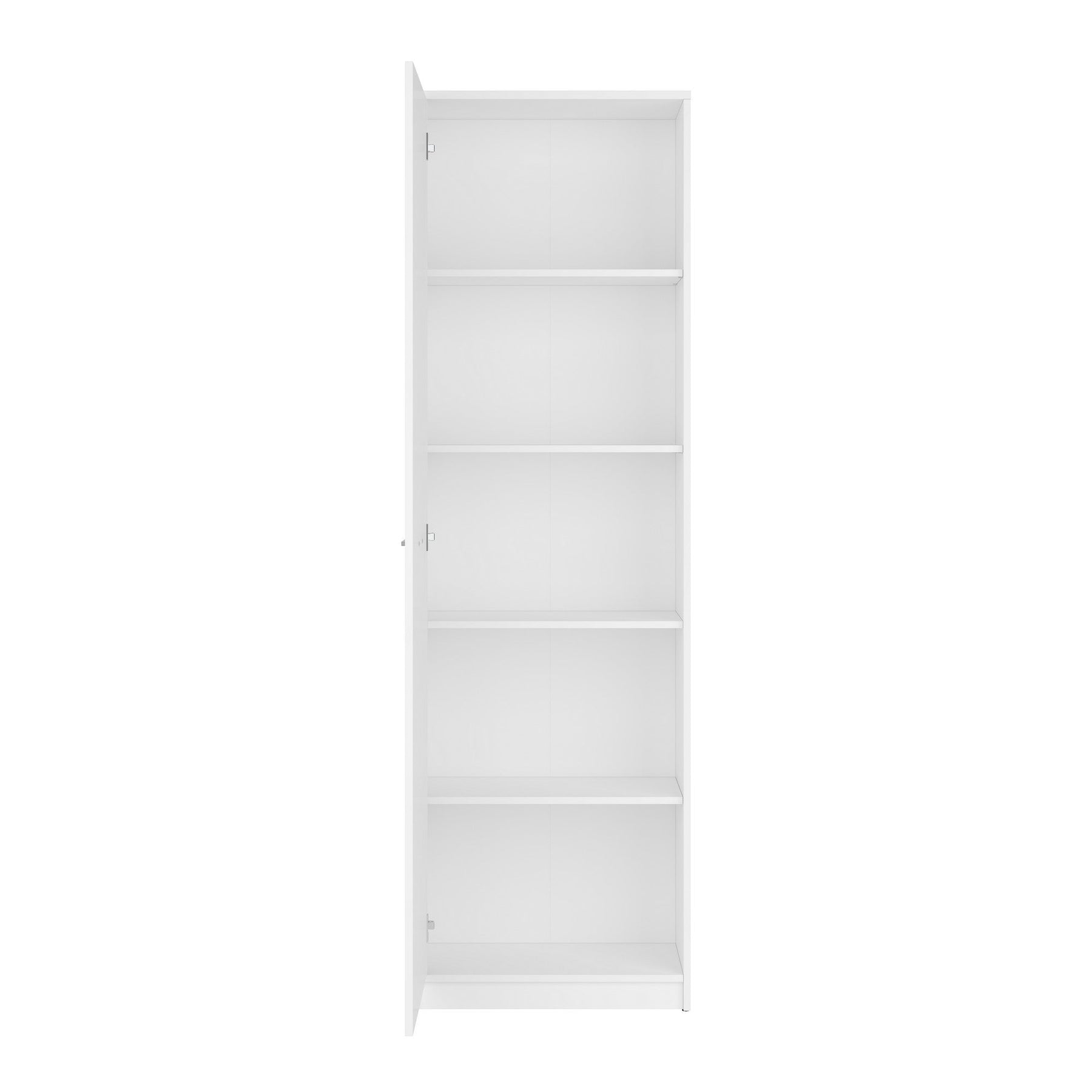 Dulap haine cu o usa alb Nepo Plus, 60X34X197 cm