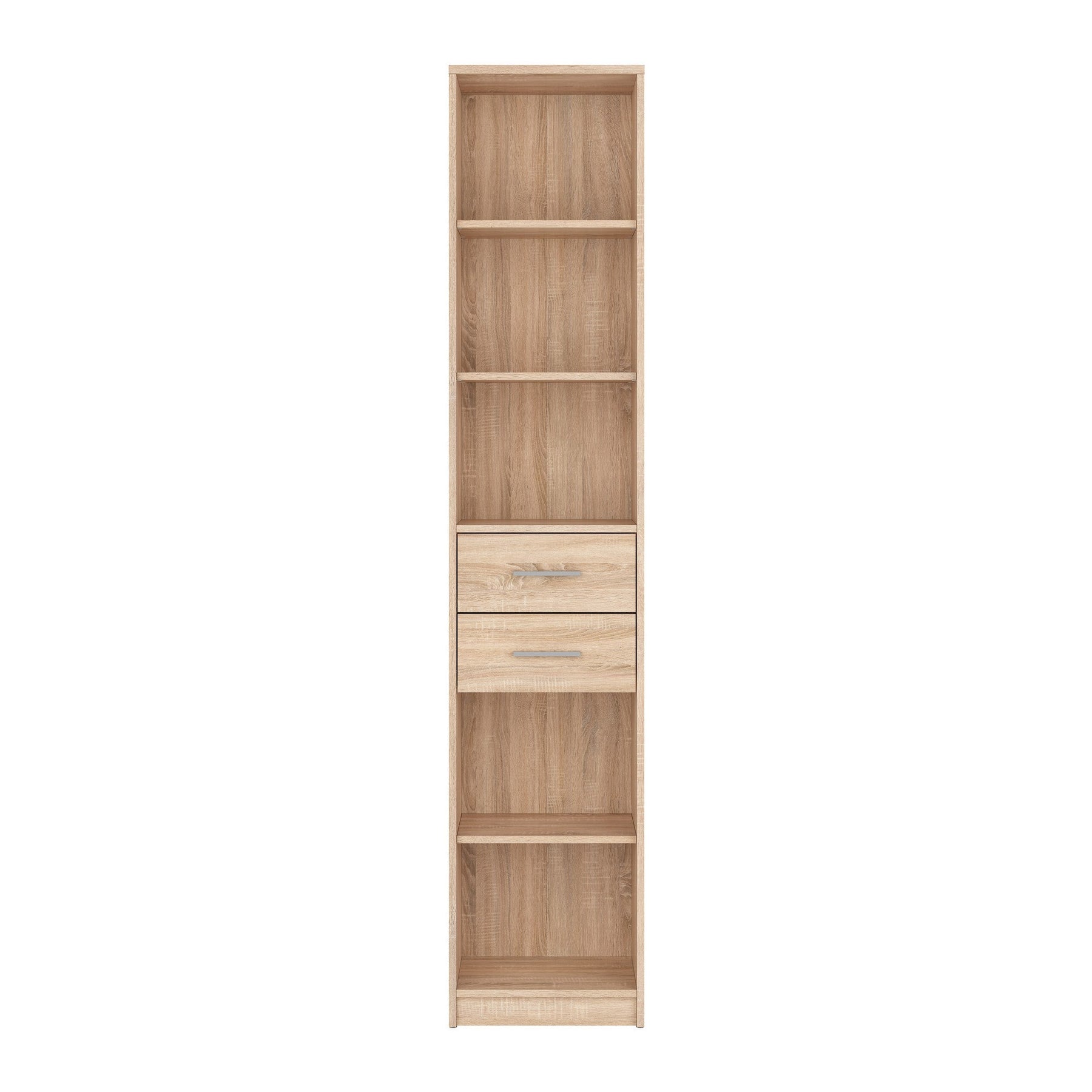 Biblioteca Nepo Plus, PAL, stejar sonoma, 40x34x197 cm