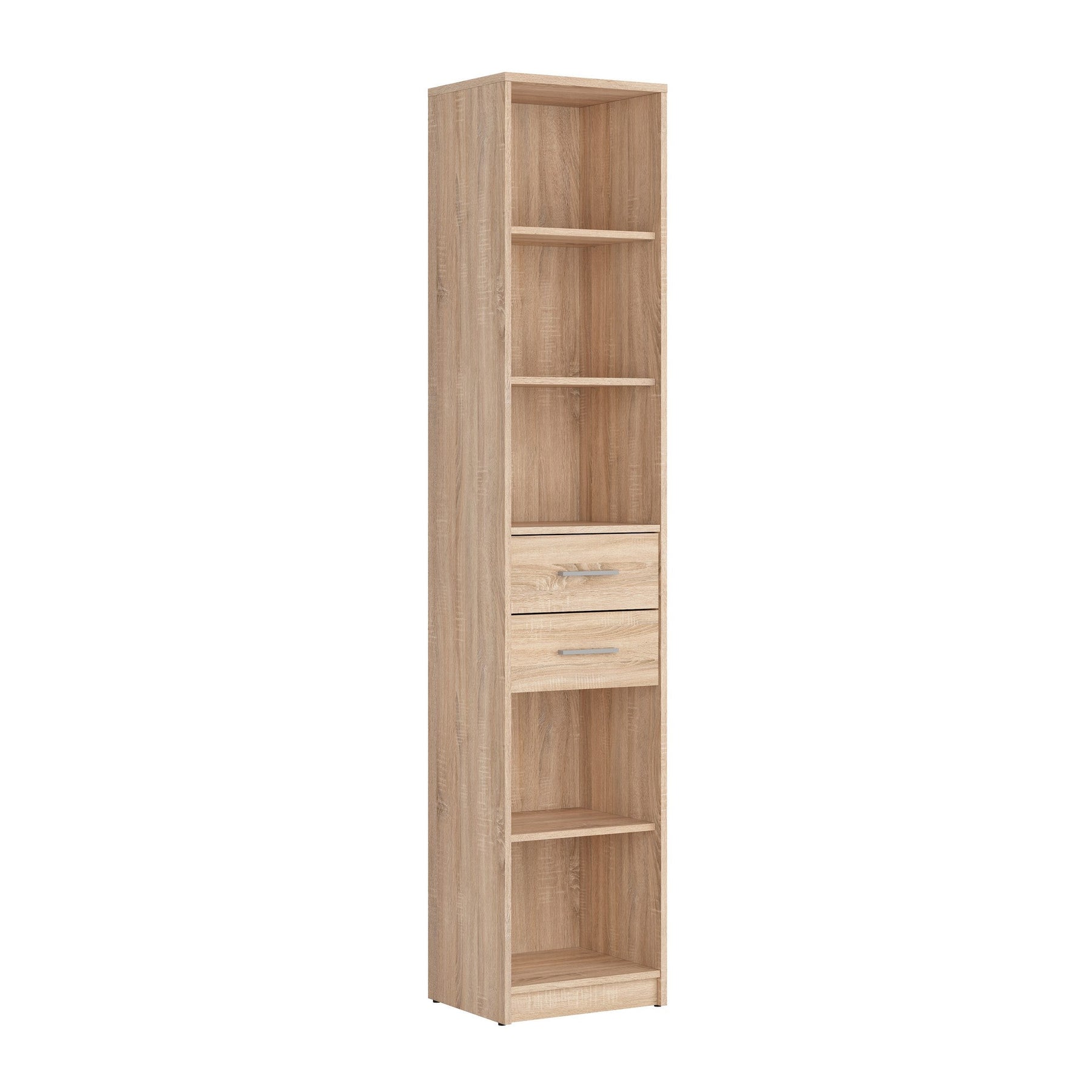 Biblioteca Nepo Plus, PAL, stejar sonoma, 40x34x197 cm