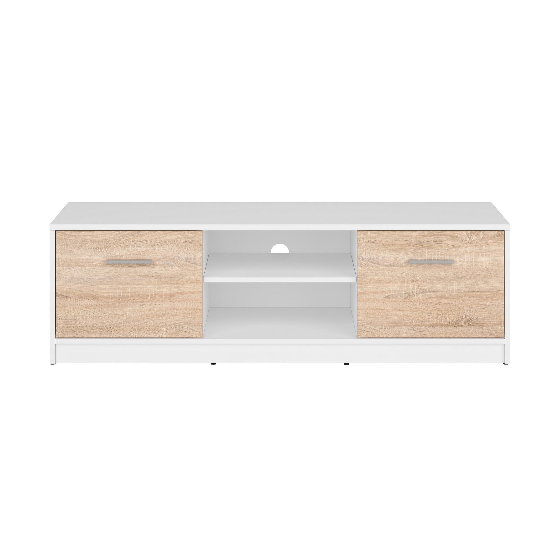 Comoda tv din pal Nepo Plus, 138.5X46.5X42.5 CM