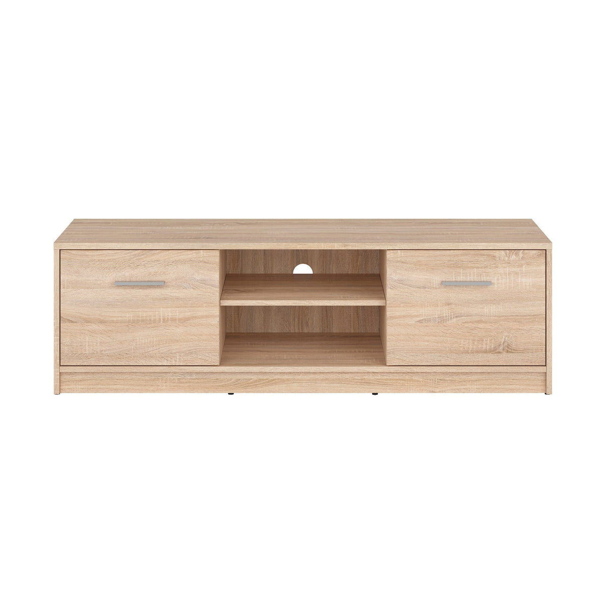 Comoda tv crem cu 2 sertare Nepo Plus, 138.5X46.5X42.5 CM