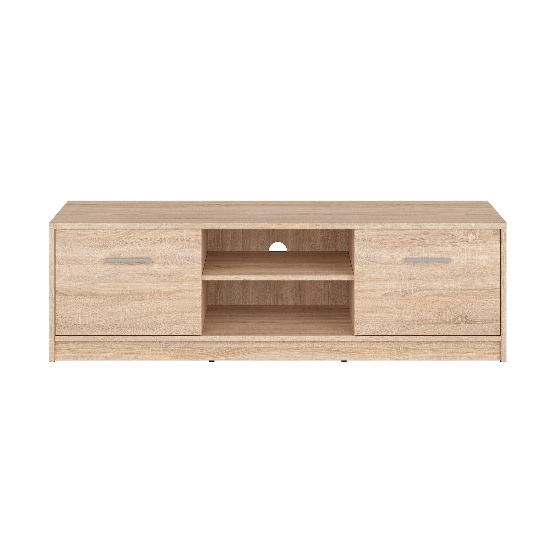 Comoda tv crem cu 2 sertare Nepo Plus, 138.5X46.5X42.5 CM