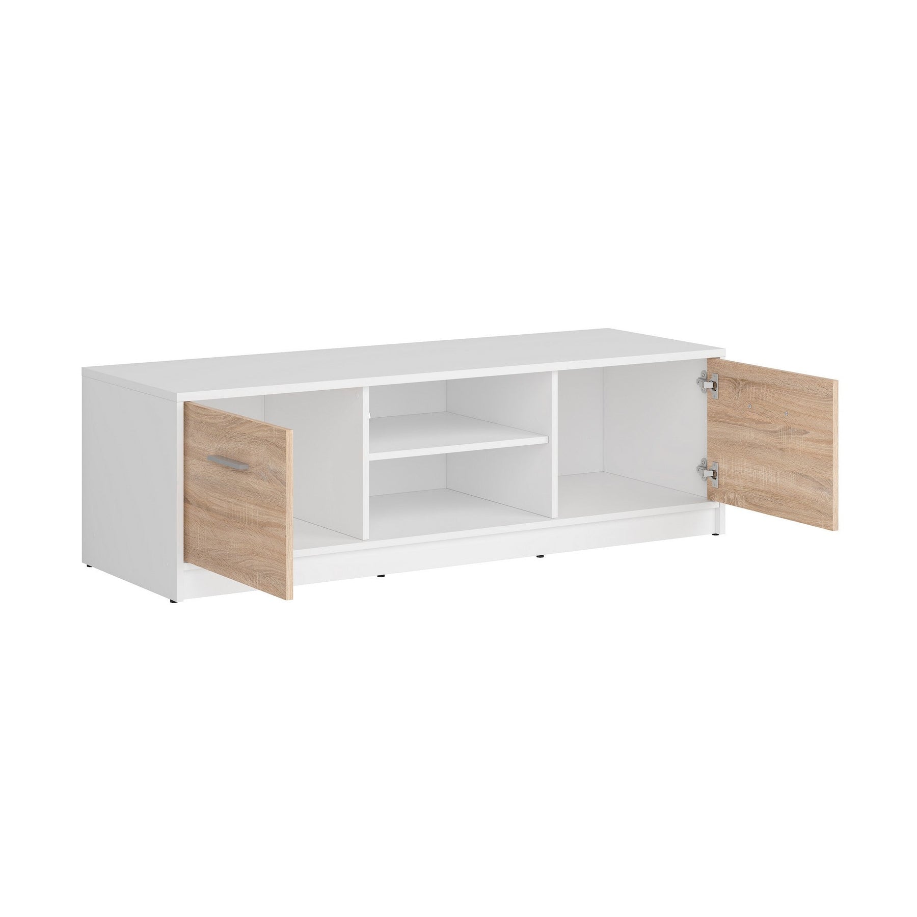 Comoda tv din pal Nepo Plus, 138.5X46.5X42.5 CM