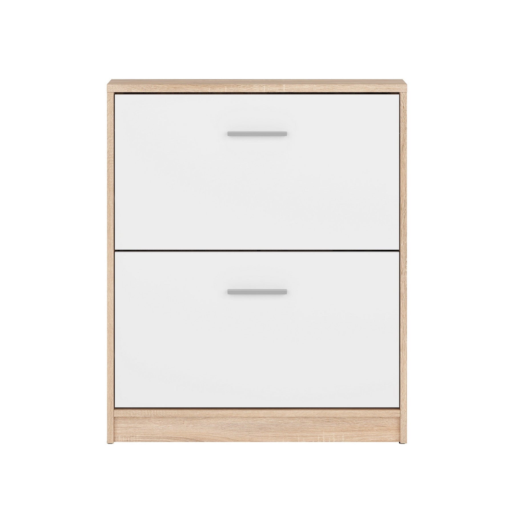 Dulap ptr pantofi stejar sonoma-alb NEPO PLUS, 70X27.5X84 cm