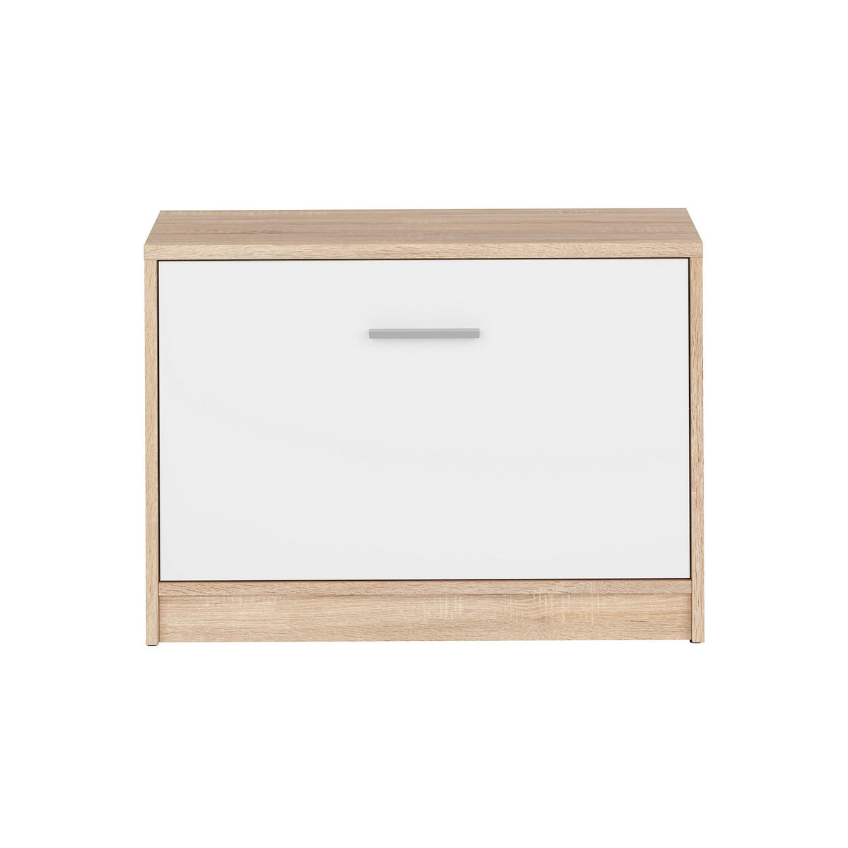 Suport incaltaminte economisire spatiu stejar sonoma-alb NEPO PLUS SFK1K, 70X34X50,5 CM