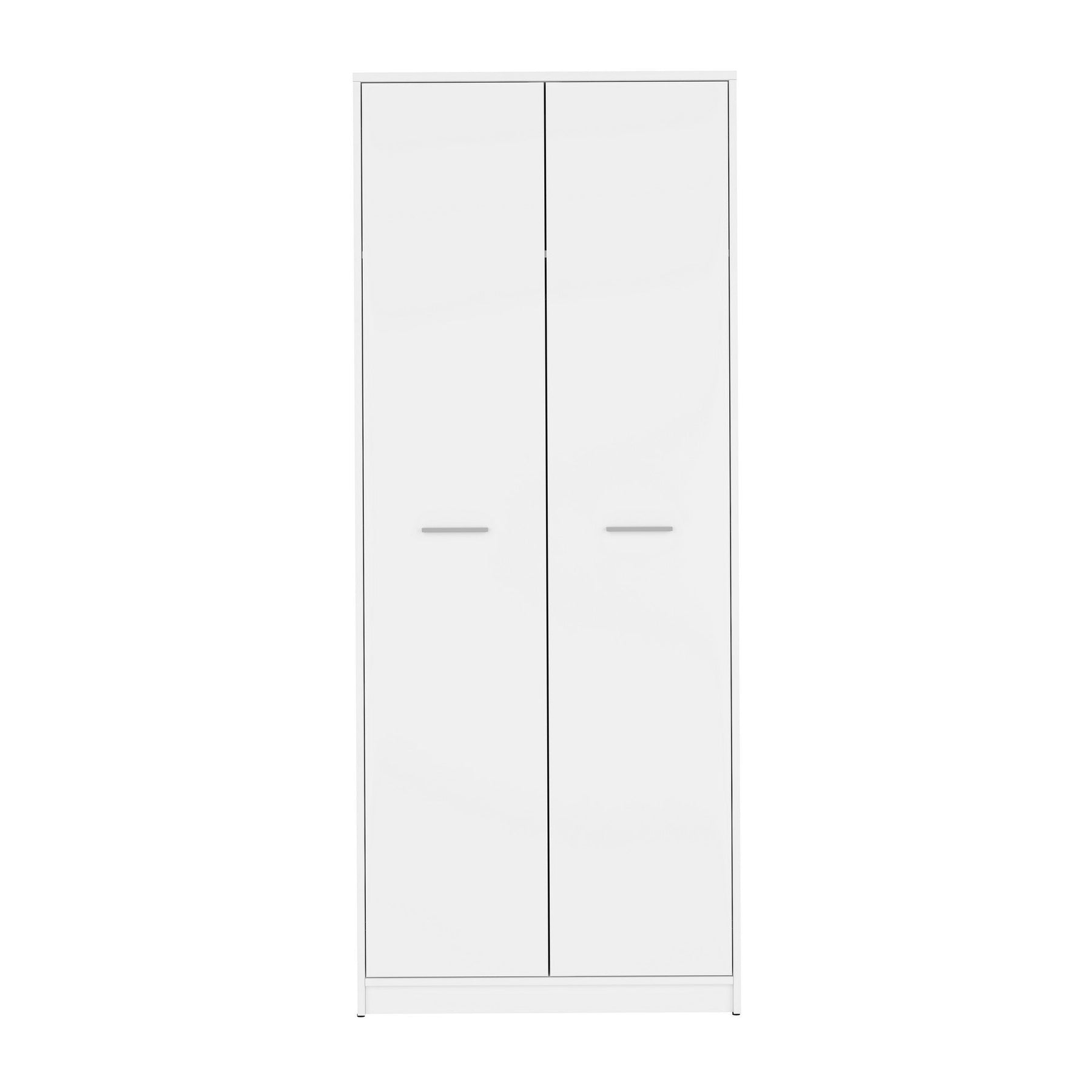 Dulap haine lemn alb NEPO PLUS, 80X54.5X197 cm.