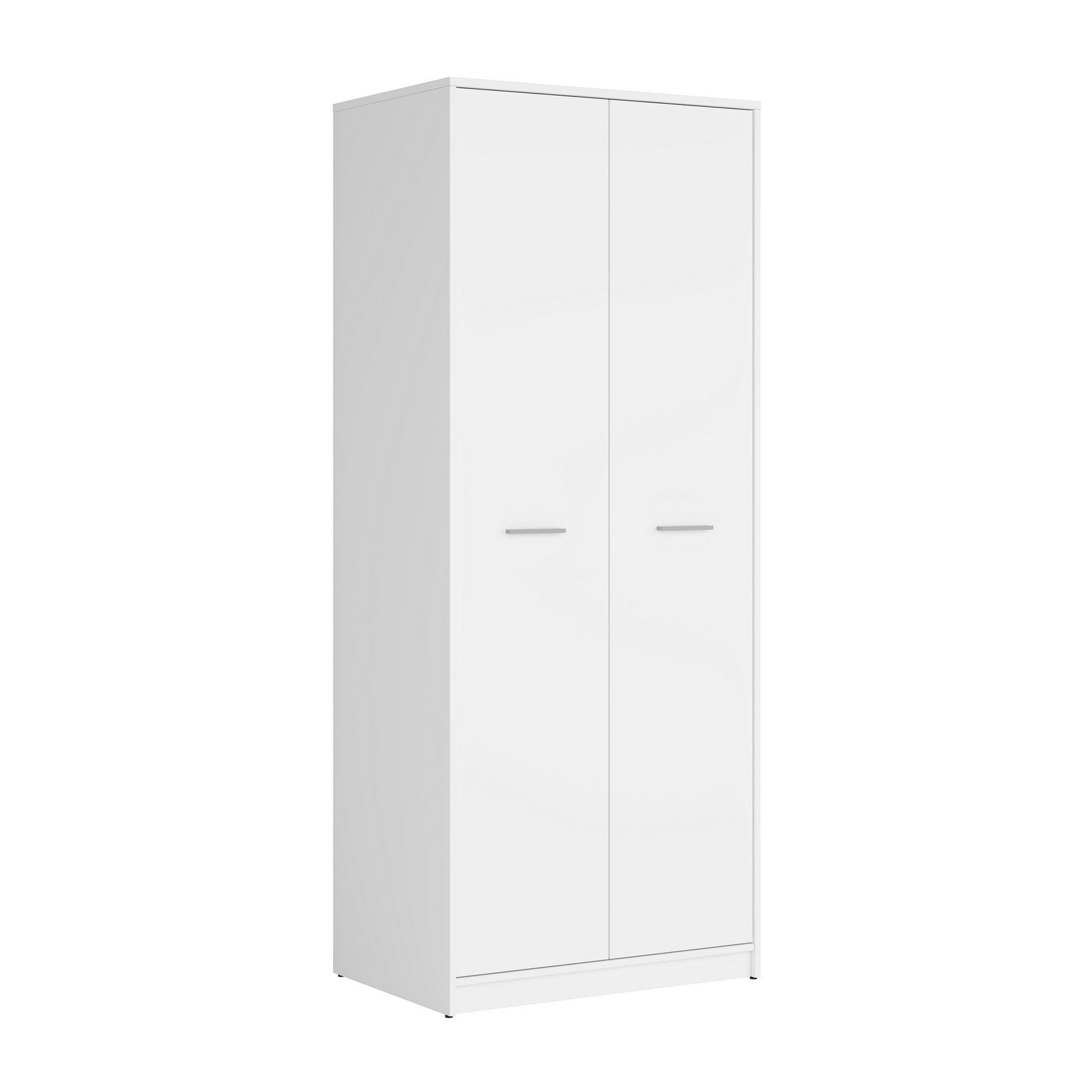 Dulap haine lemn alb NEPO PLUS, 80X54.5X197 cm.
