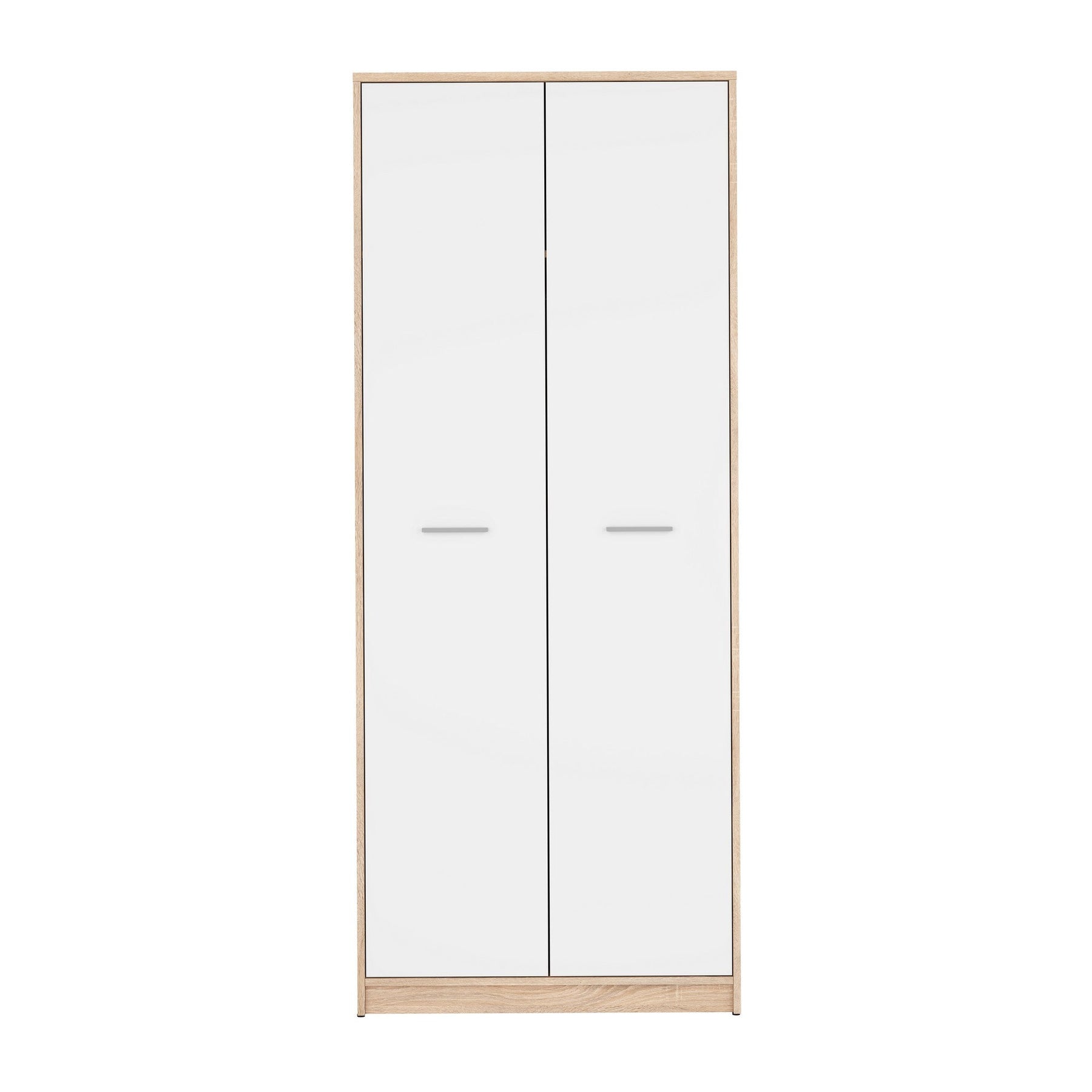 Dulap haine intrare sonoma-alb NEPO PLUS, 80X54.5X197 cm.