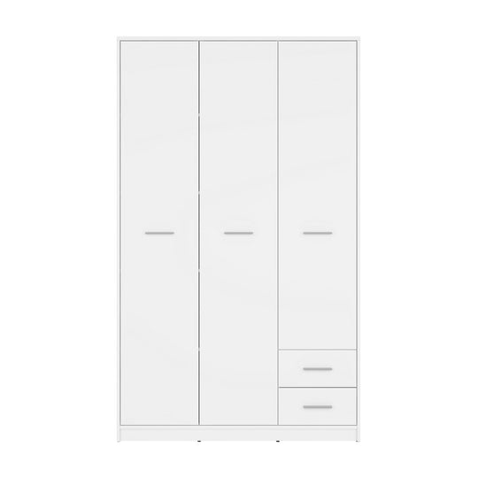 Dulap alb lemn NEPO PLUS, 118.5X54.5X197 CM