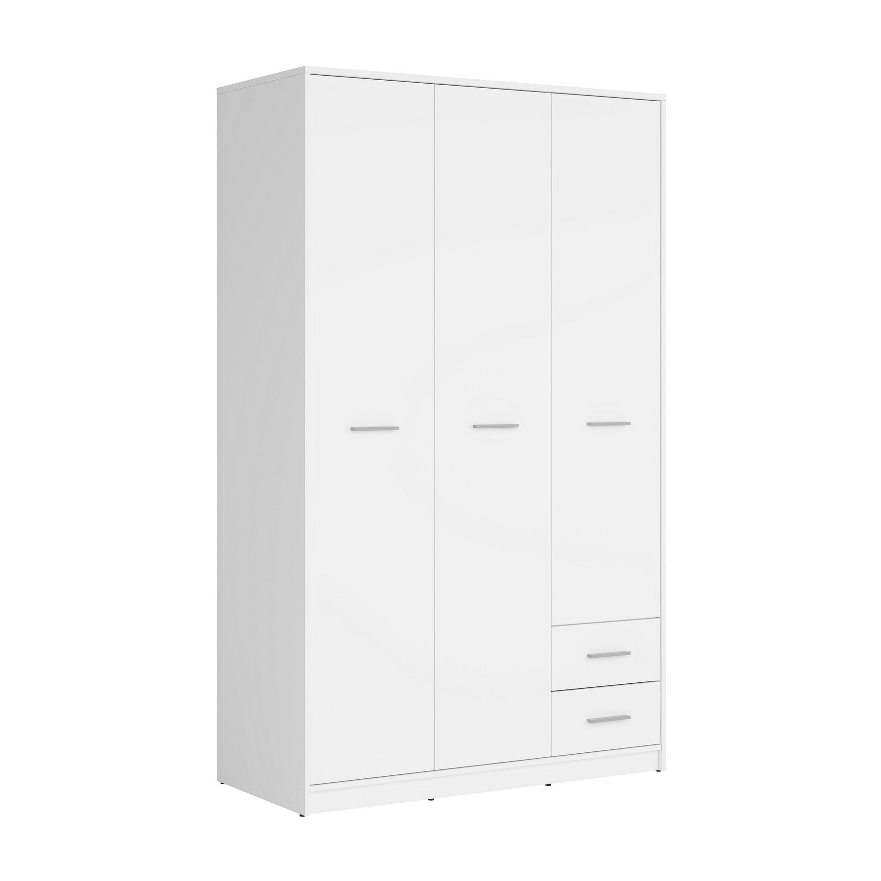 Dulap alb lemn NEPO PLUS, 118.5X54.5X197 CM