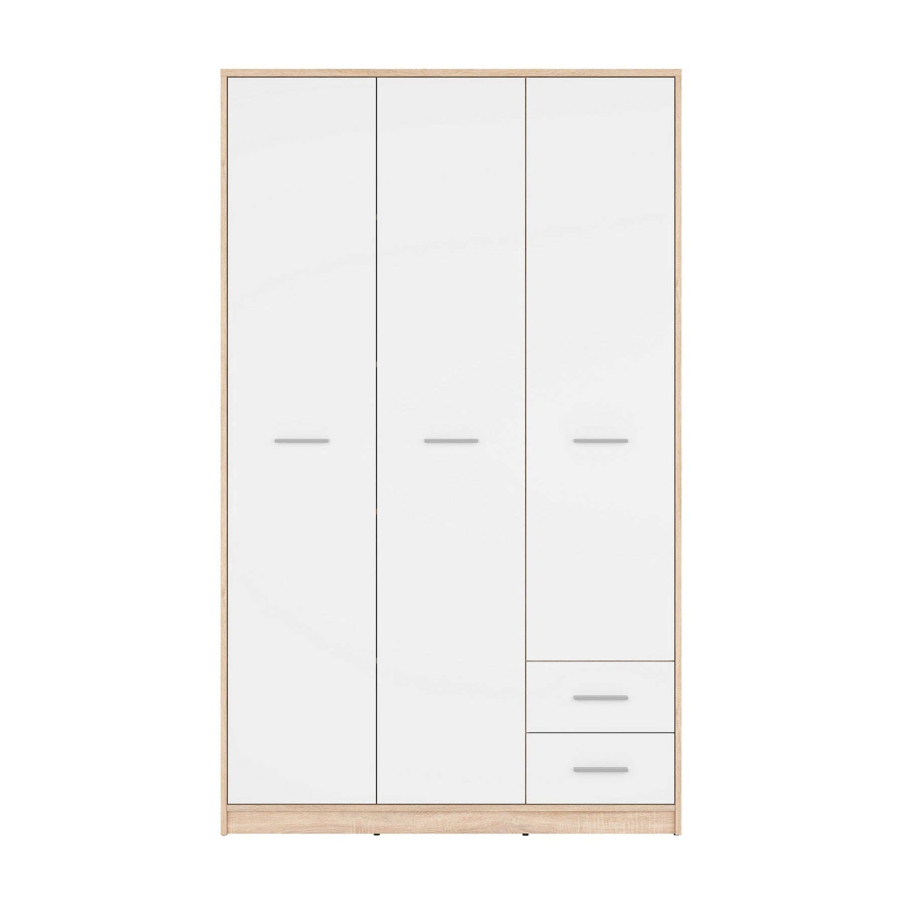 Dulap cu 3 usi si 2 sertare NEPO PLUS, 118.5X54.5X197 CM