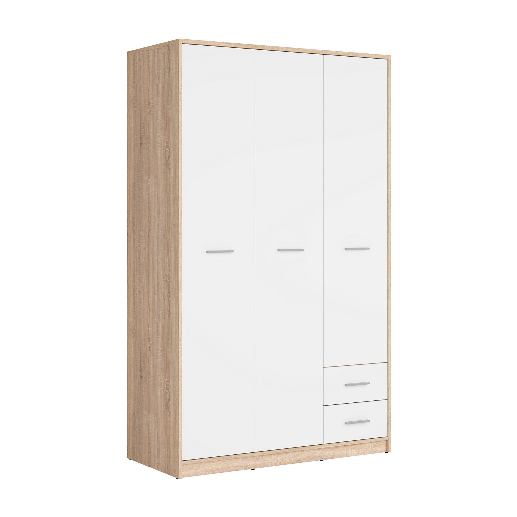 Dulap cu 3 usi si 2 sertare NEPO PLUS, 118.5X54.5X197 CM