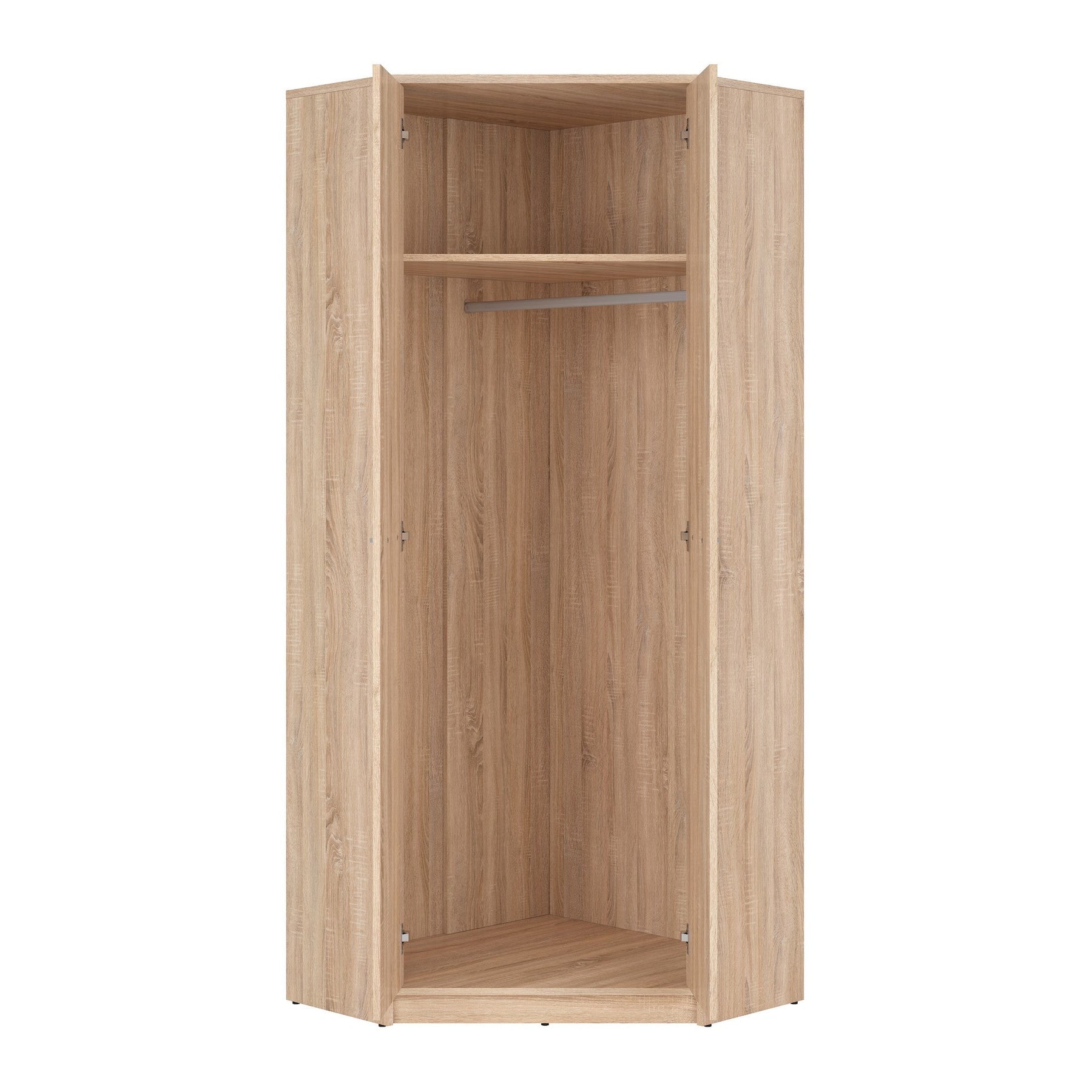 Dulap haine de colt stejar sonoma NEPO PLUS, 79.5X79.5X195 cm