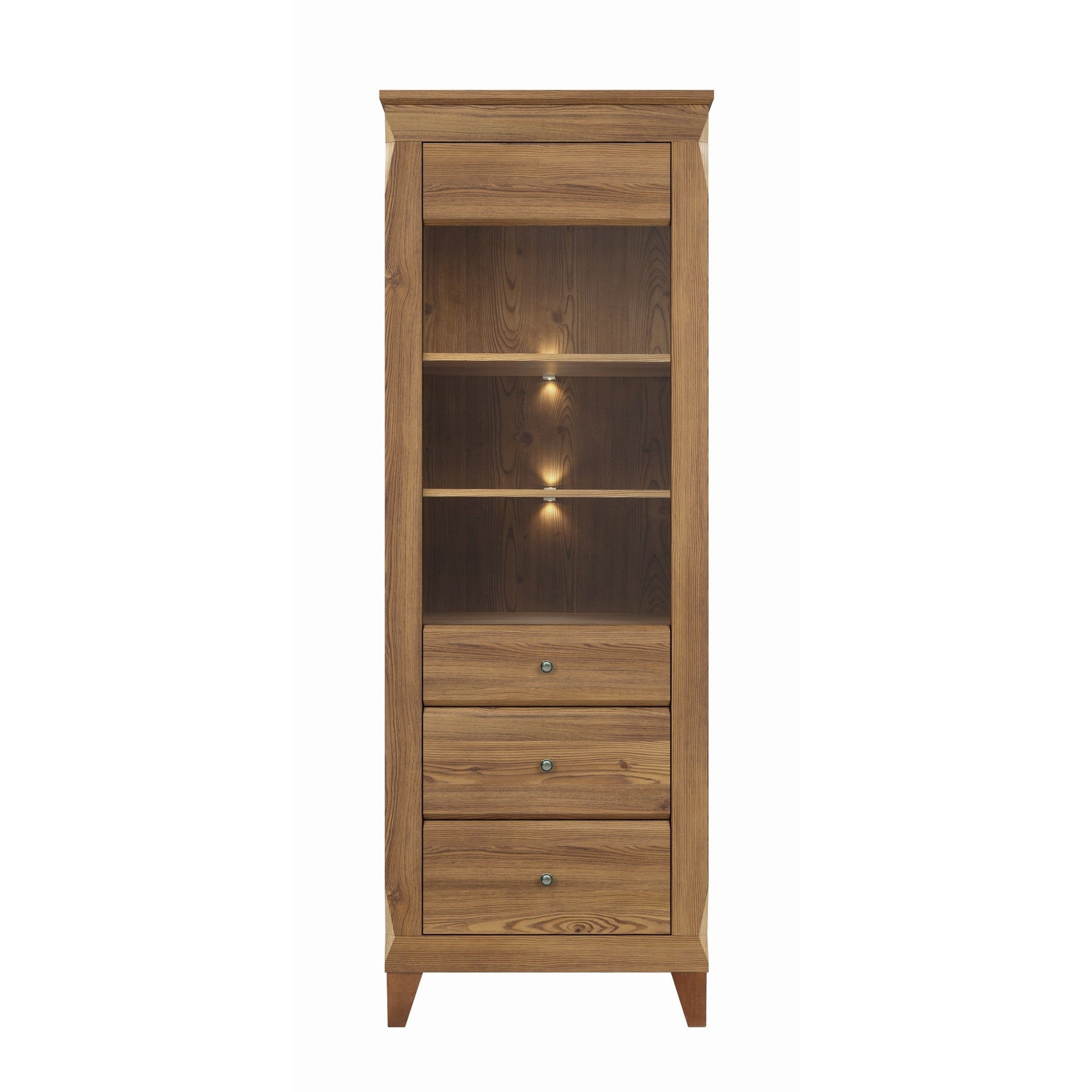 Vitrina living Bergen REG1W2S, 72X47X202 CM