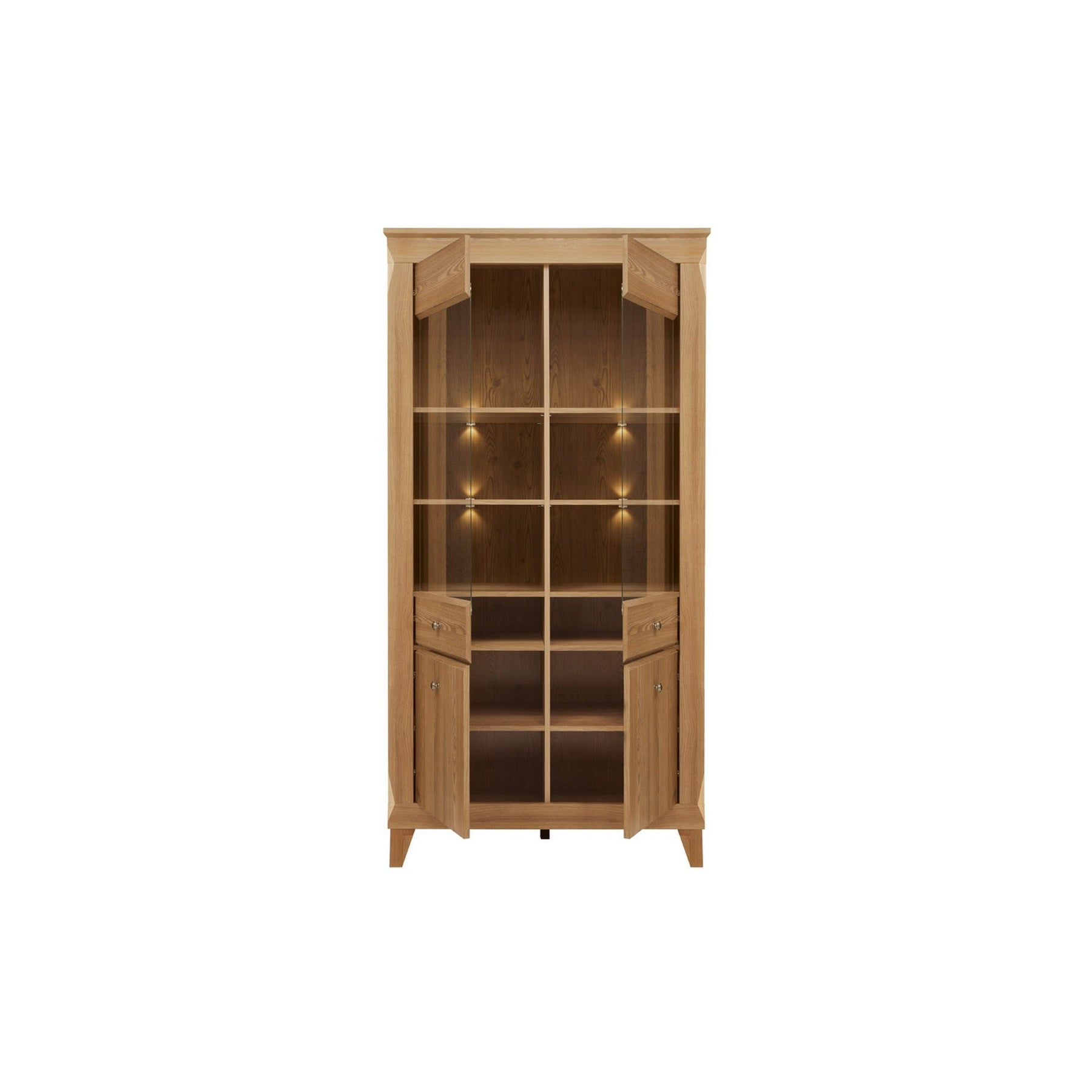 Vitrina living Bergen REG2W2D, 102X47X202 CM