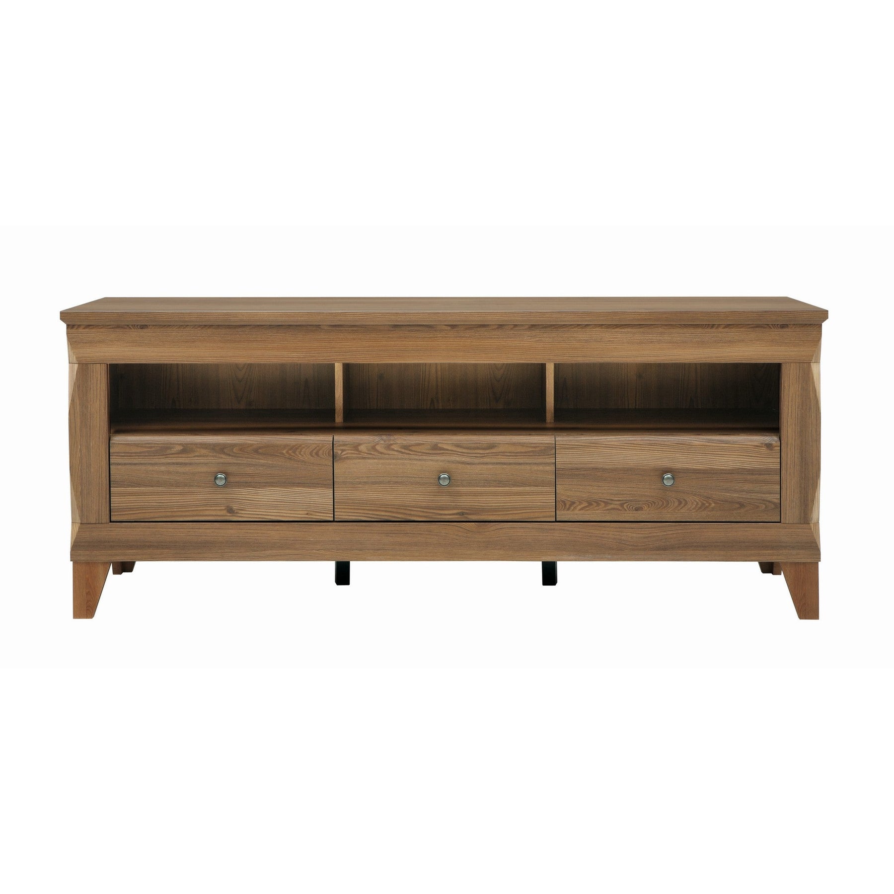 Comoda tv lux cu 3 sertare Bergen, 156X47X64 cm
