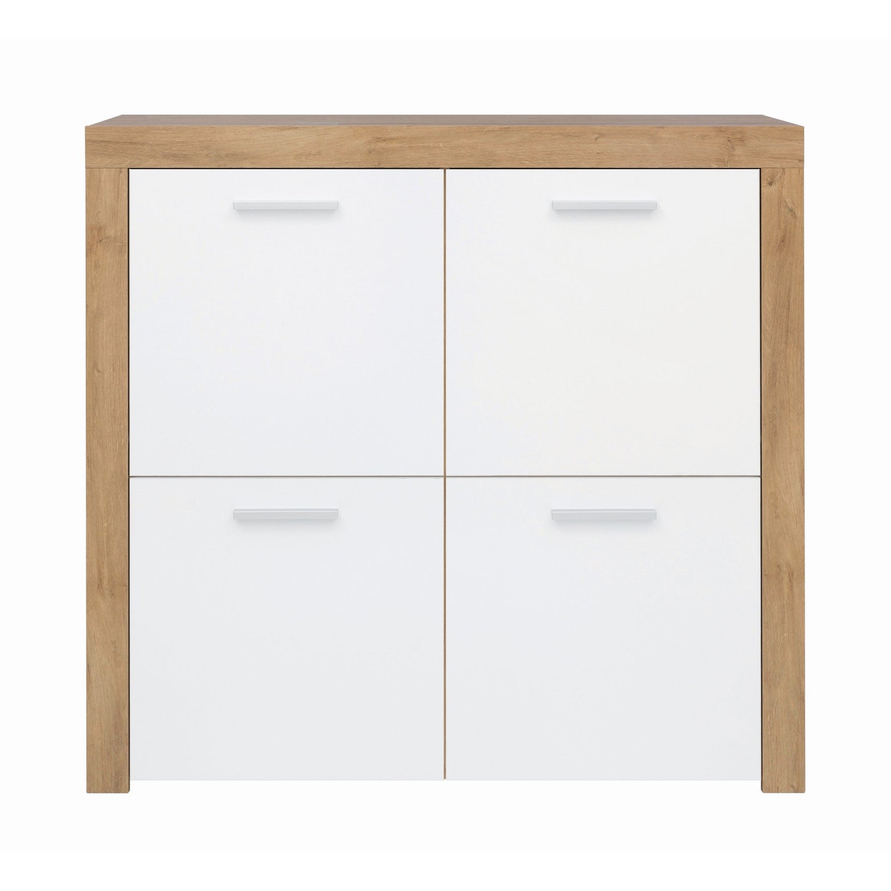 Comoda stejar alb Balder, 104X39X99 CM