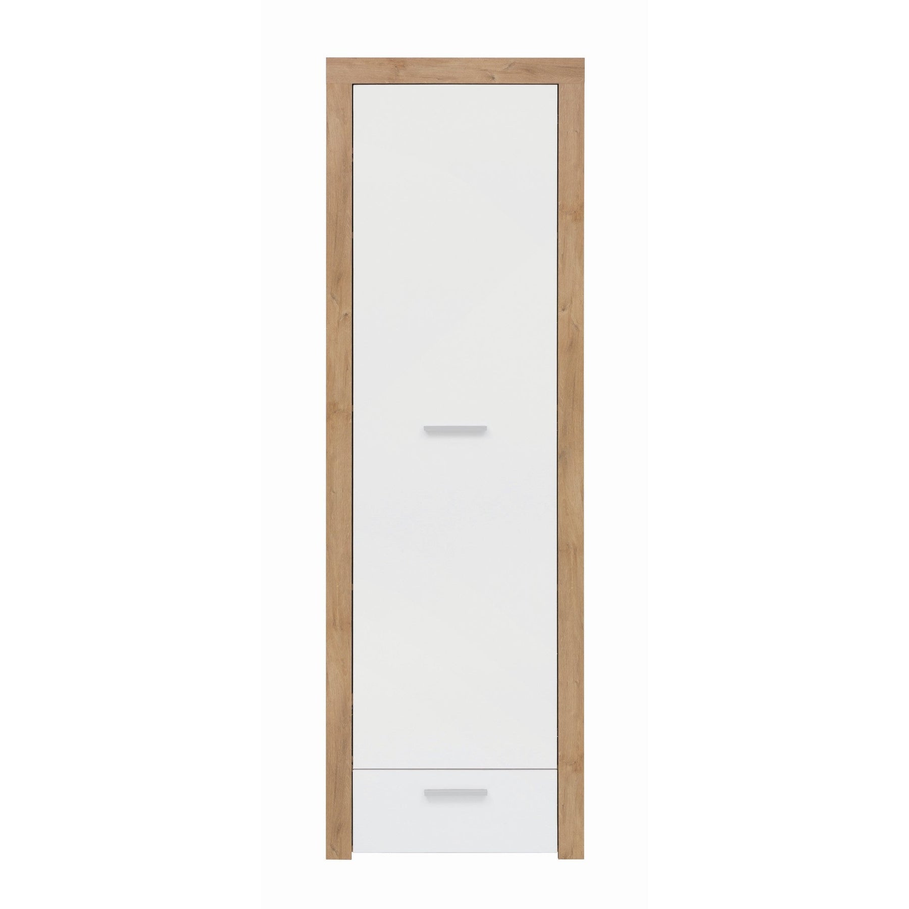 Dulap living alb lucios Balder, 62X39X192 cm