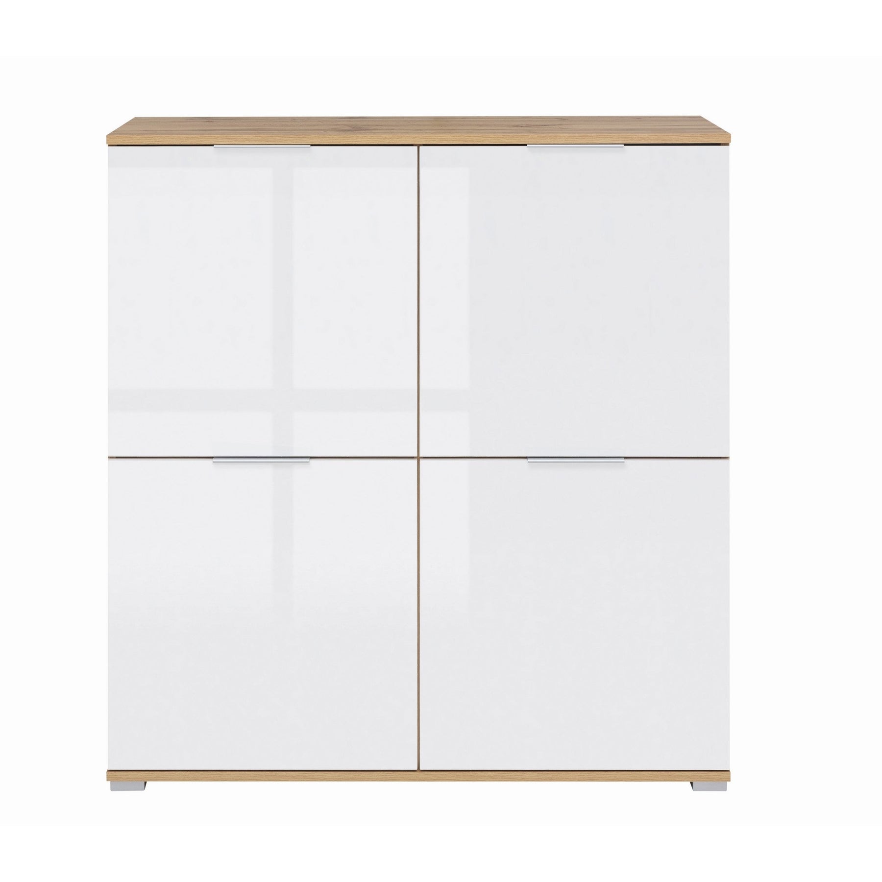 Comoda alba lemn Zele, 104X41X106 CM
