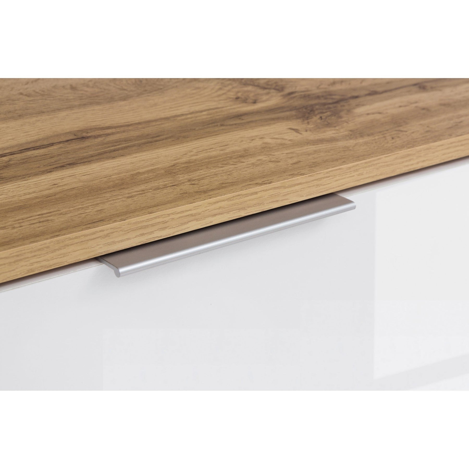 Comoda alba lemn Zele, 104X41X106 CM