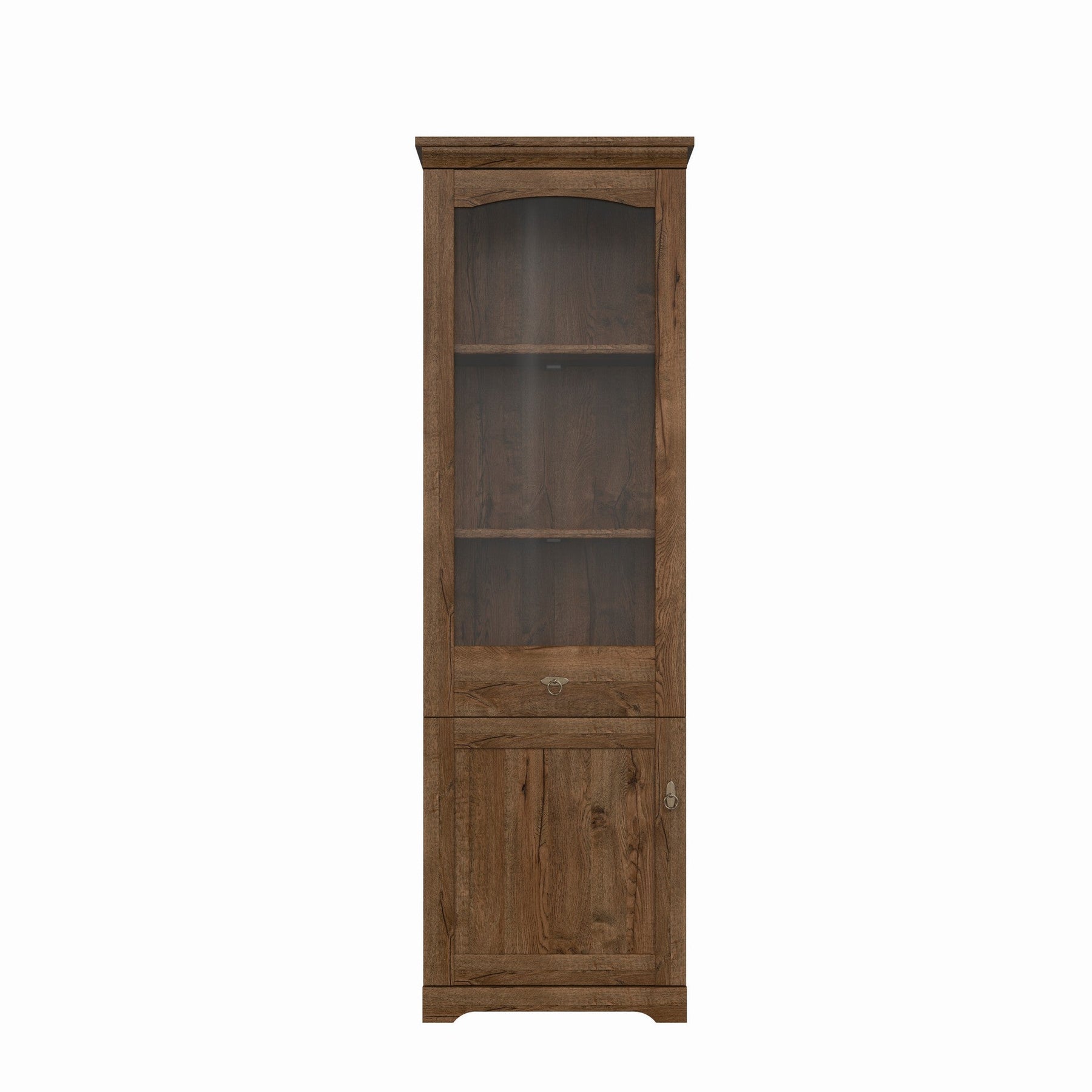 Vitrina living pentru carti cu vitrina Patras, 201X63X44,5 CM