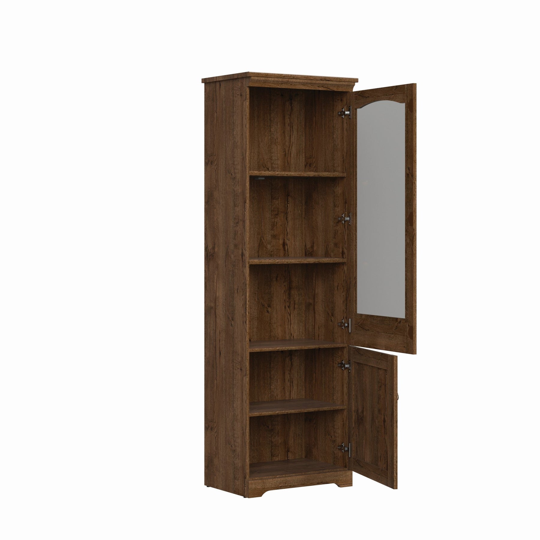 Vitrina living pentru carti cu vitrina Patras, 201X63X44,5 CM