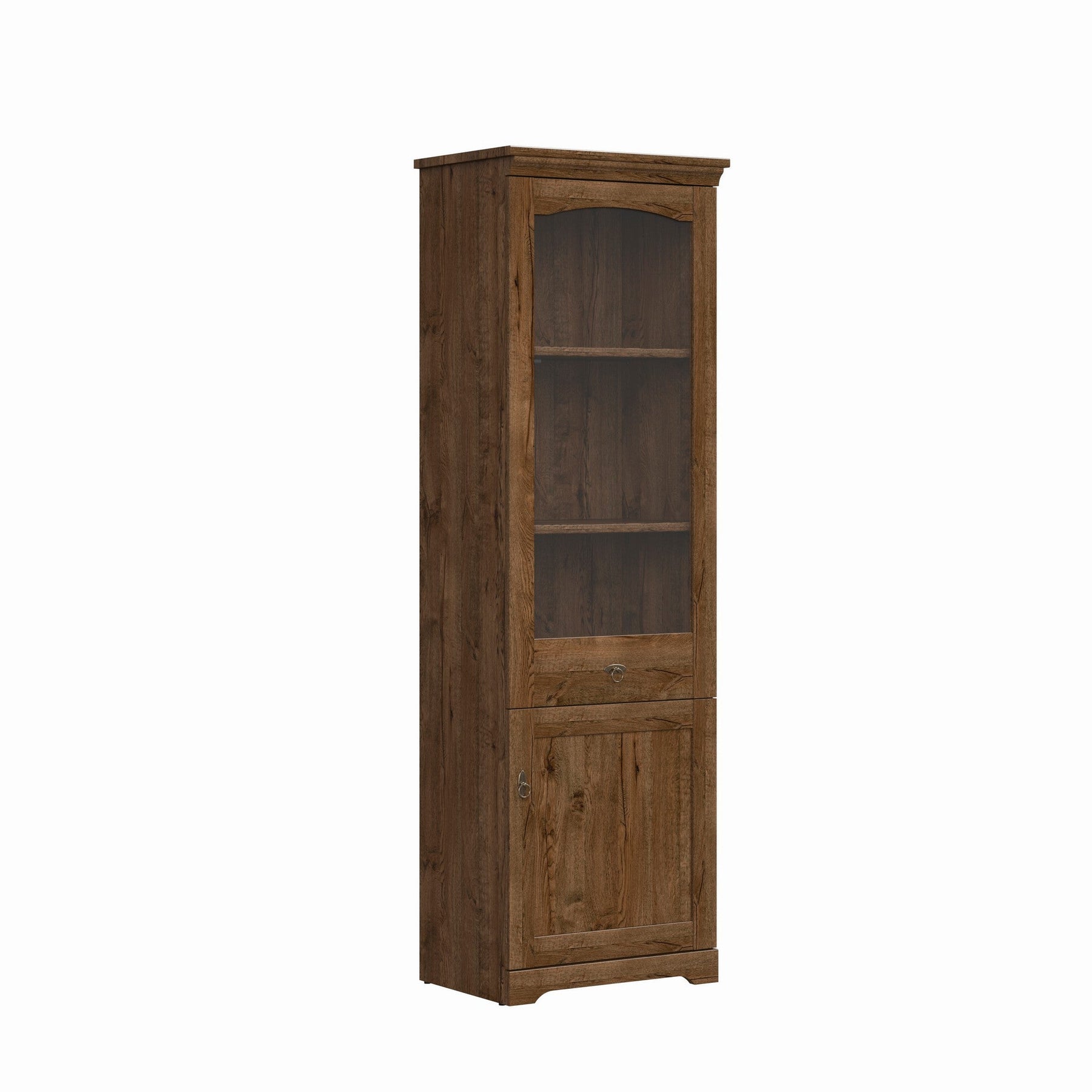 Vitrina living pentru carti cu vitrina Patras, 201X63X44,5 CM