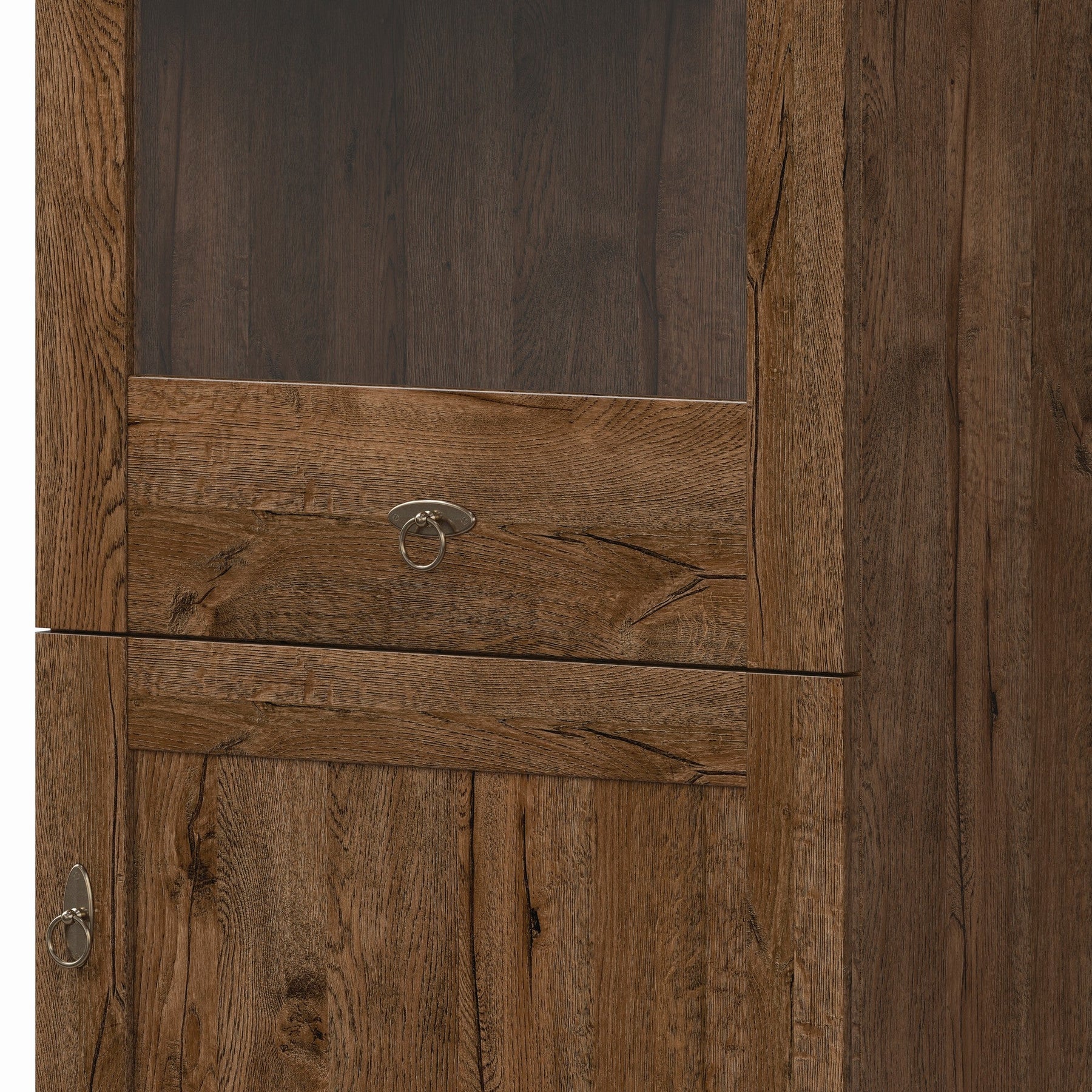 Vitrina living pentru carti cu vitrina Patras, 201X63X44,5 CM