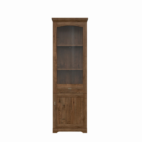 Vitrina living pentru carti cu vitrina Patras, 201X63X44,5 CM
