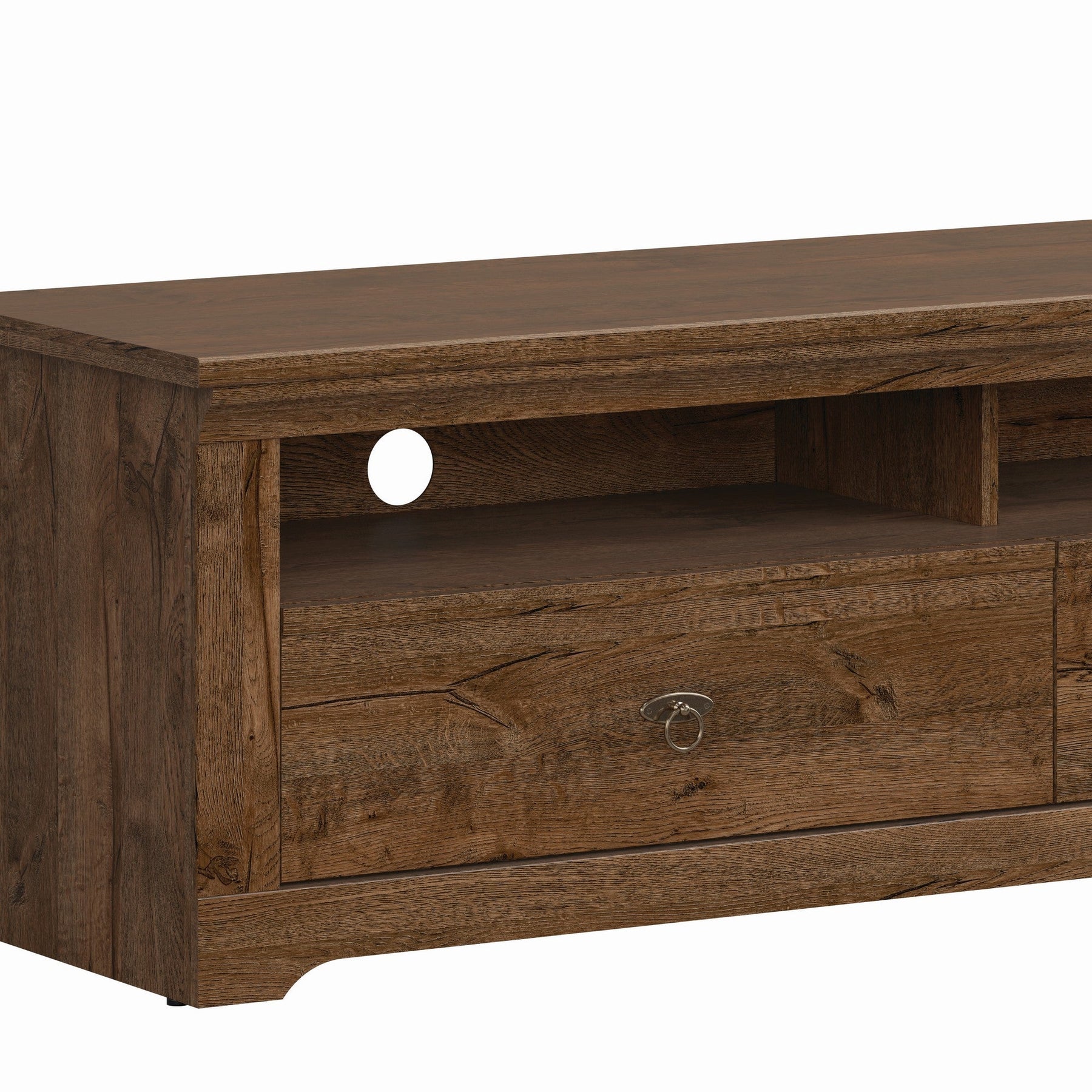Comoda tv antichizata Patras RTV2S, 153X48X44.5 CM