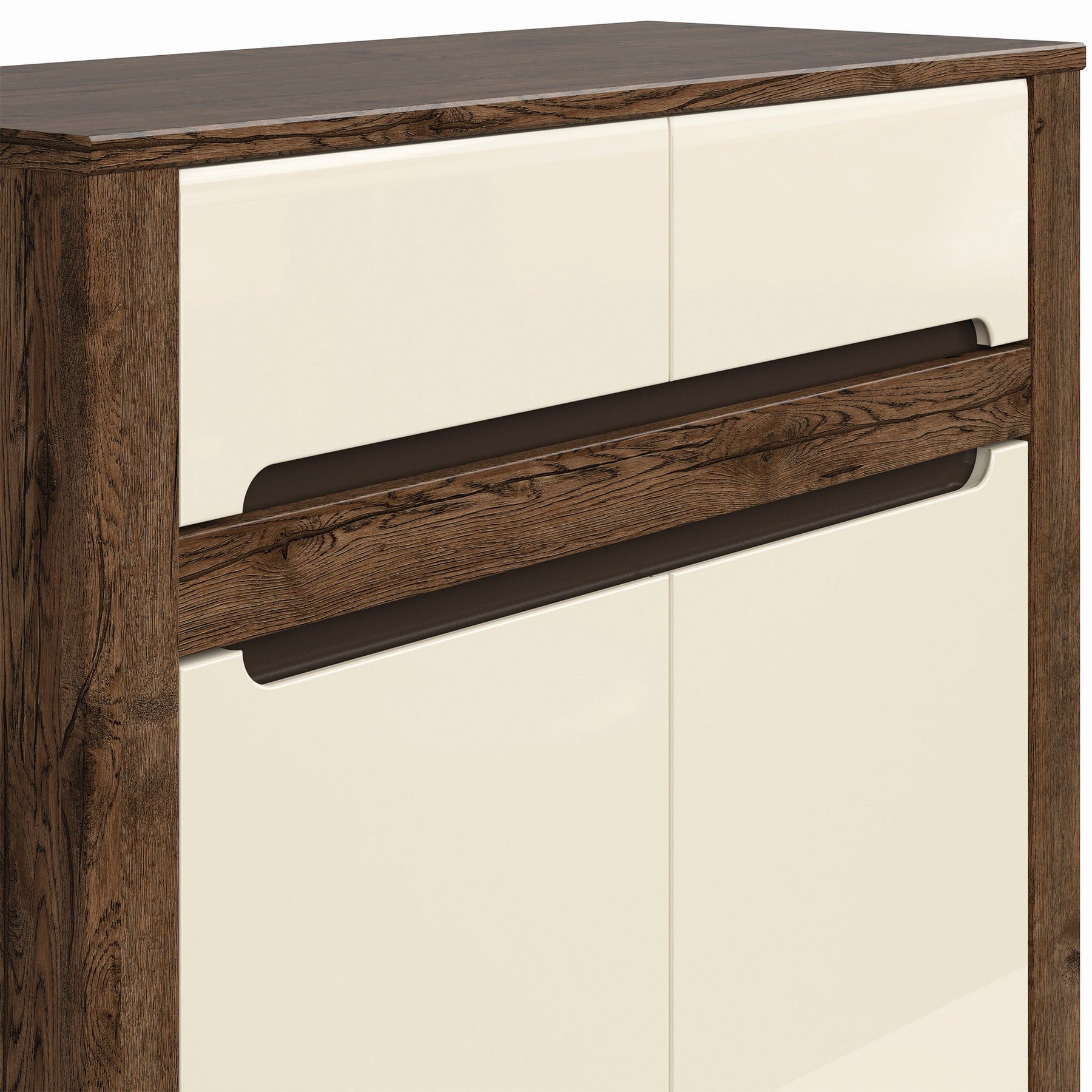 Comoda stejar antichizat Ruso, 104X98.5X45.5 CM