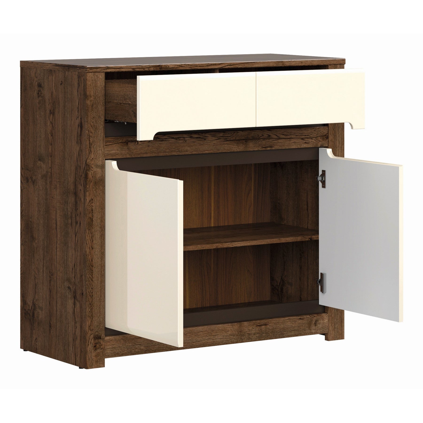 Comoda stejar antichizat Ruso, 104X98.5X45.5 CM