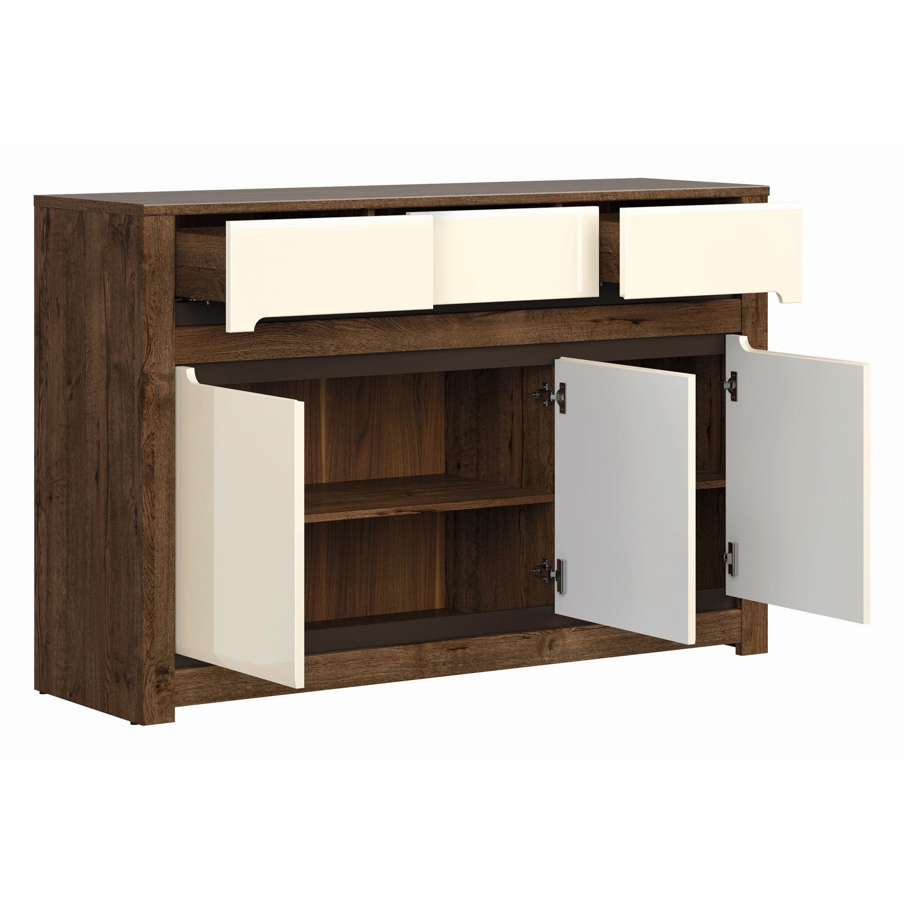 Comode cu sertare mari si 3 usi Ruso, 149X98.5X45.5 CM