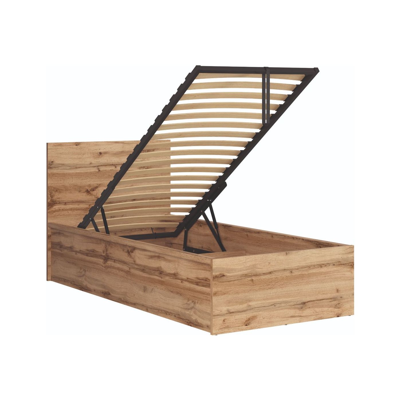 Cadru pat o persoana Tetrix, 204,5X99X40,5/90 cm cu somiera