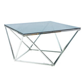 Masuta living metal Silver A, 80X80X45