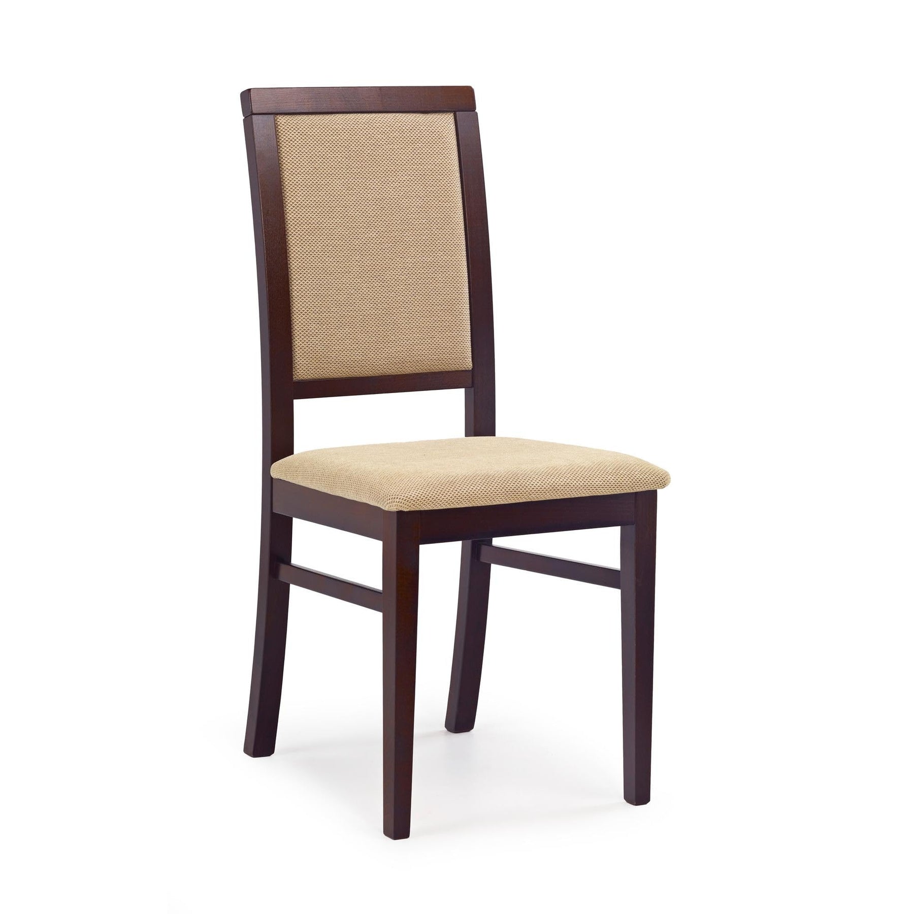 Scaun tapitat cu stofa bej Sylwek, 43X41X96 CM