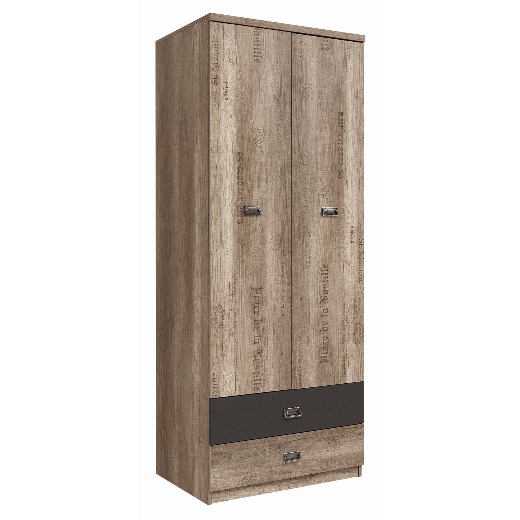 Dulap haine 80 cm Malcolm, 80X57X205.5 cm