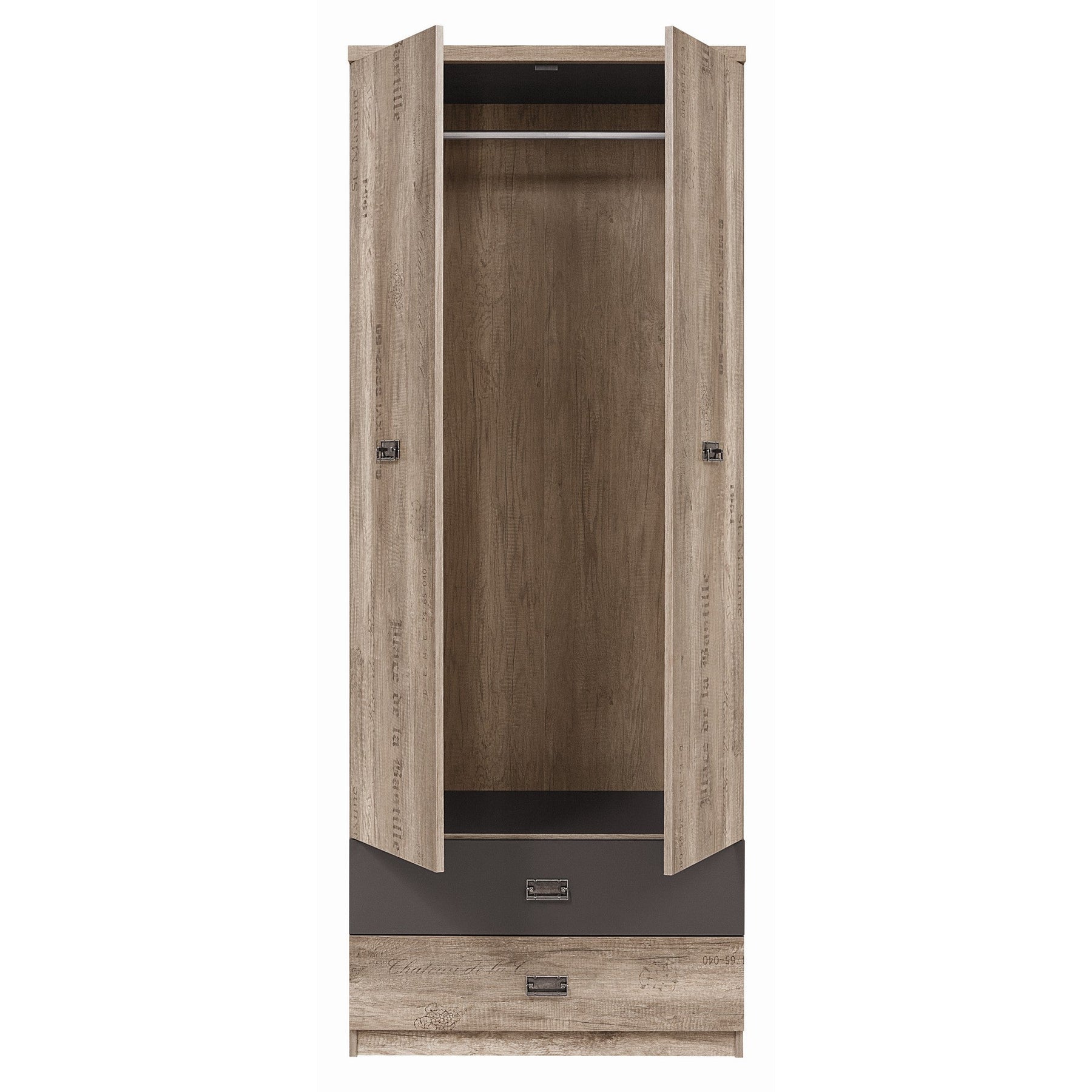 Dulap haine 80 cm Malcolm, 80X57X205.5 cm