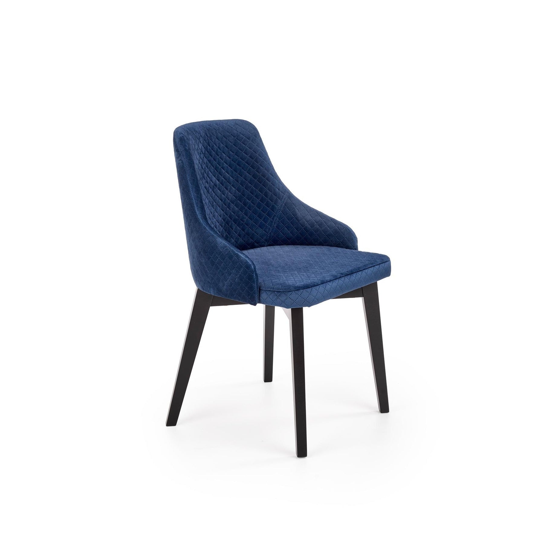 Scaun tapitat TOLEDO 3, albastru inchis, 57x56x86 cm